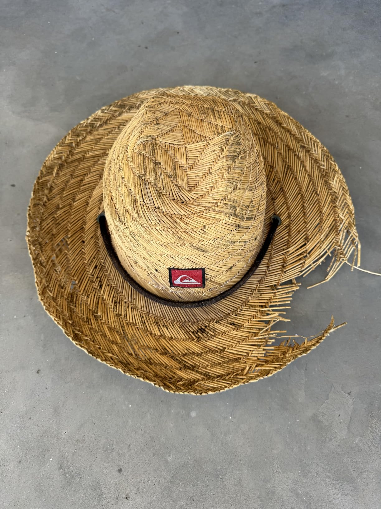 Quiksilver Men's Pierside Print Lifeguard Beach Sun Straw Hat - Customer Photo 1