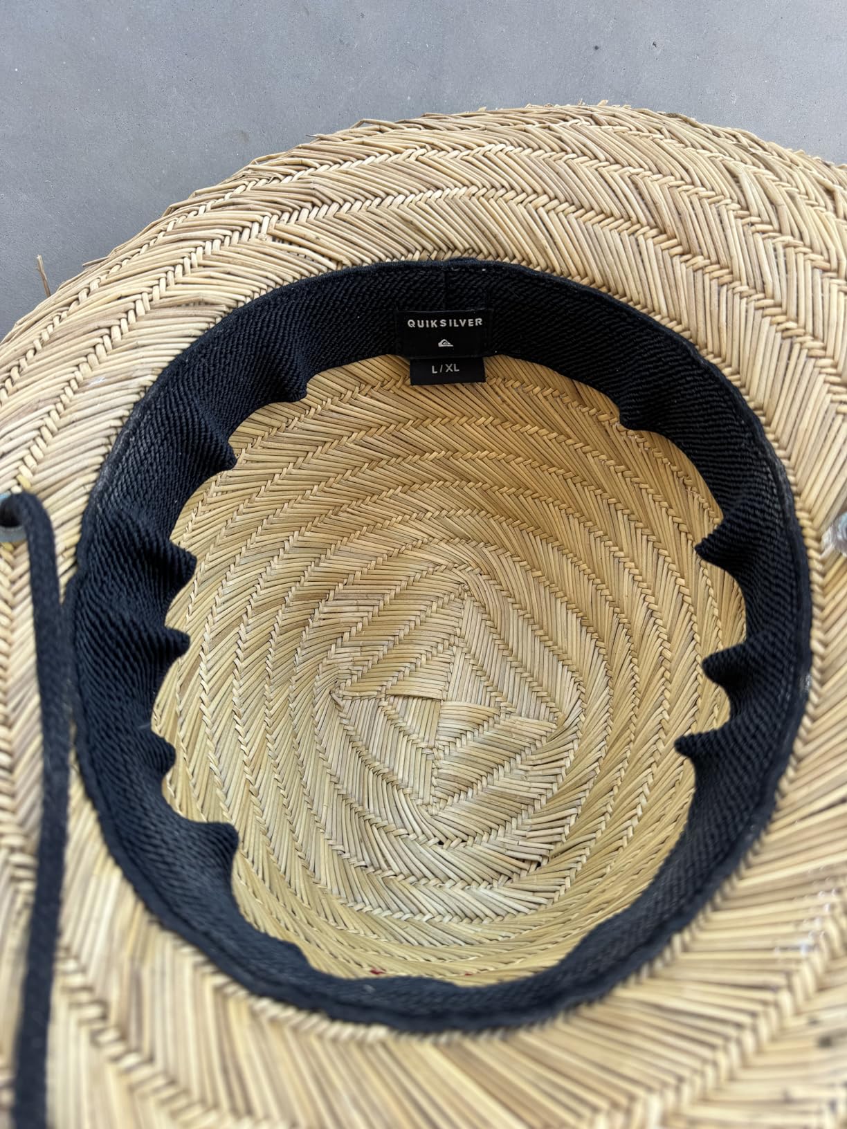 Quiksilver Men's Pierside Print Lifeguard Beach Sun Straw Hat - Customer Photo 2