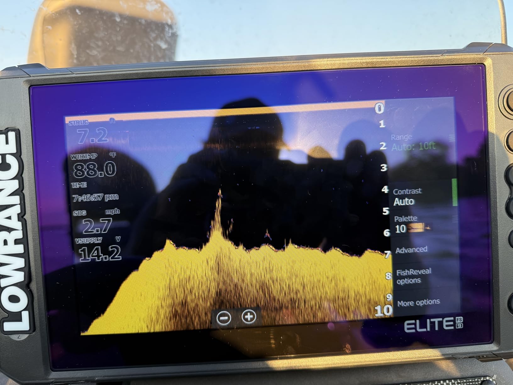 Lowrance Elite FS Fishfinder/Chartplotter, Available with and Without Transducer - Customer Photo 1