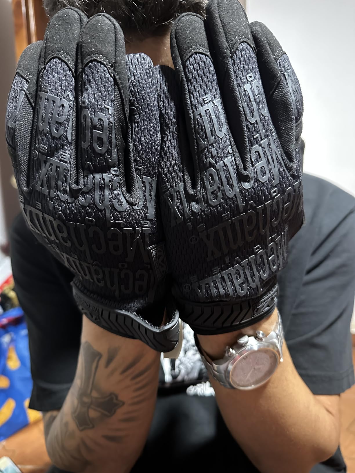 Mechanix Wear Original Tactical Glove - High Performance Anti-Slip Grip Safety Gloves - Impact Resistant & Touchscreen Capable - Customer Photo 4