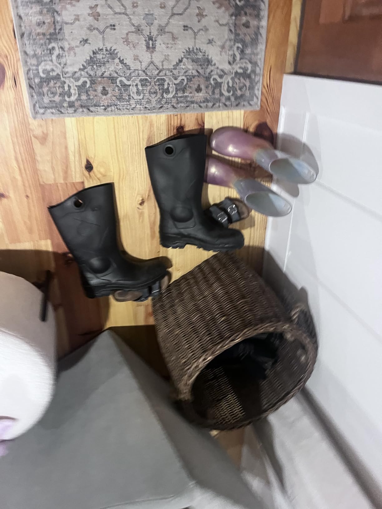 Dunlop Chesapeake Rubber Boots for Men & Women – PVC - Waterproof - Lightweight Garden, Fishing & Rain Boots with Soft Toe and Wide Calf – Black – Size 3–15 - Customer Photo 1