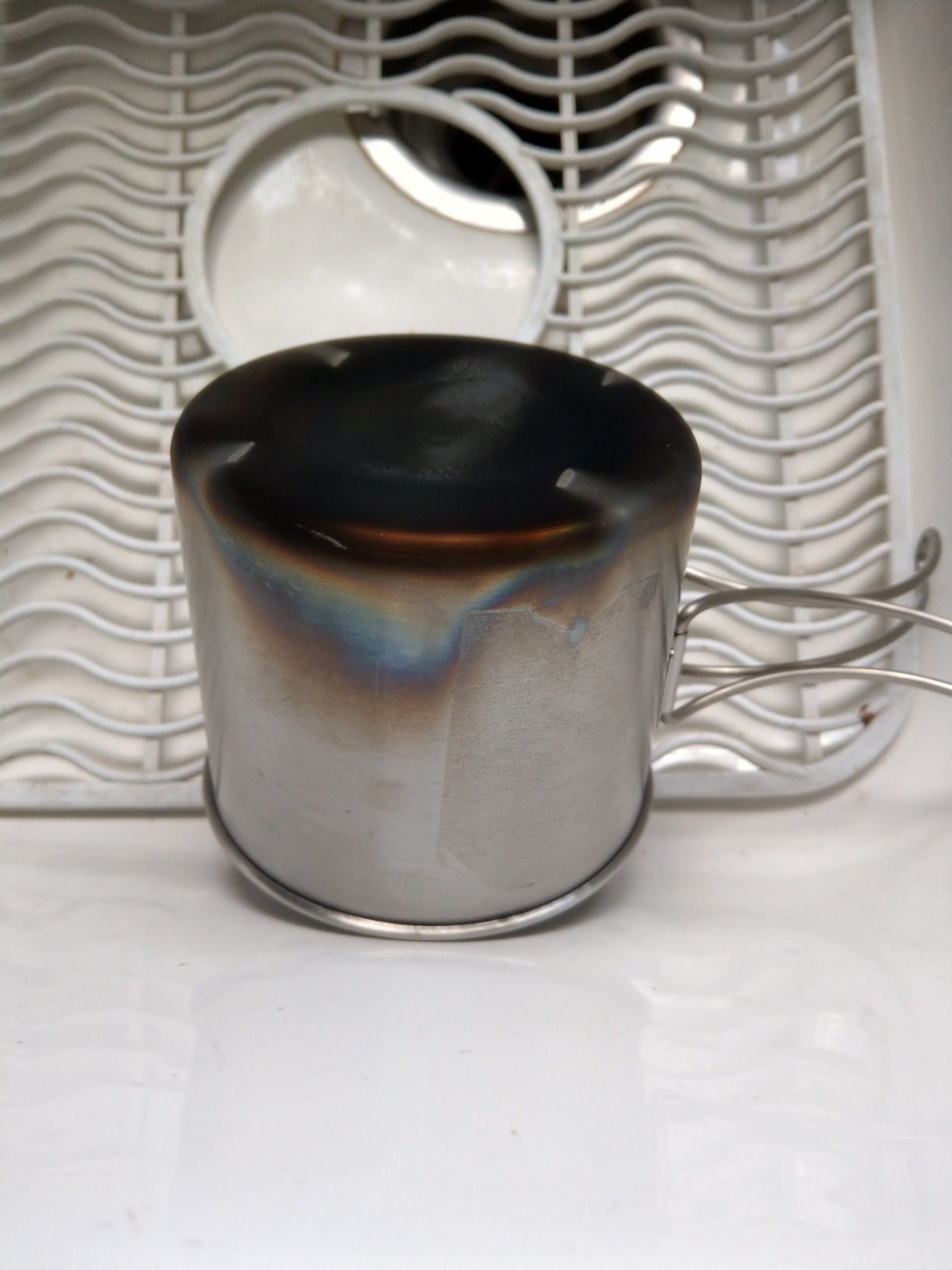 Esbit Ultralight Folding Pocket Stove with Six 14g Solid Fuel Tablets steel, Small - Original - Customer Photo 3