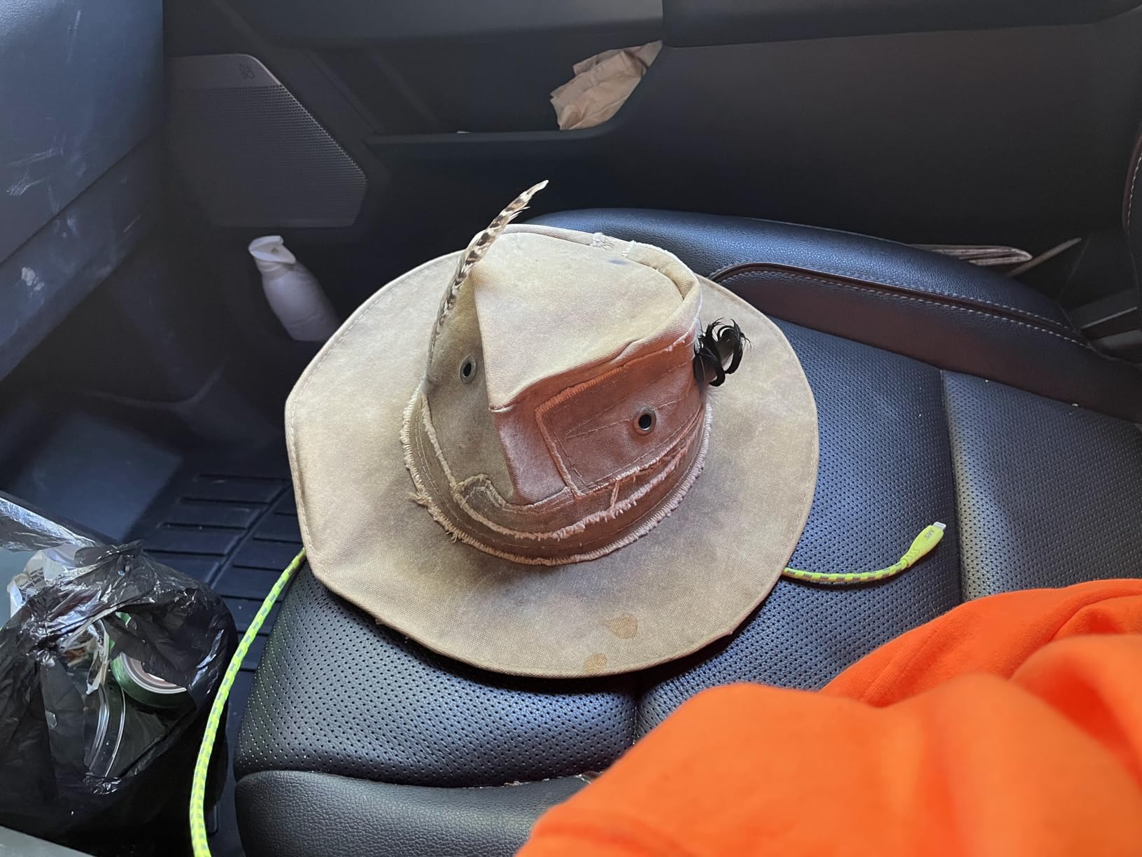 Real Deal Brazil Original Recycled Tarp Hat, Handcrafted in Brazil - Customer Photo 1