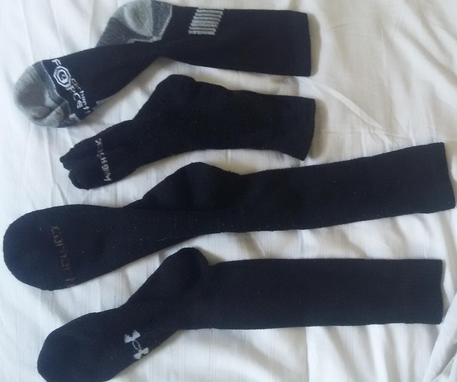 WrightSock CoolMesh II Crew Running Socks for Men and Women – Eco-Friendly Anti Blister Socks - American Made - Customer Photo 1