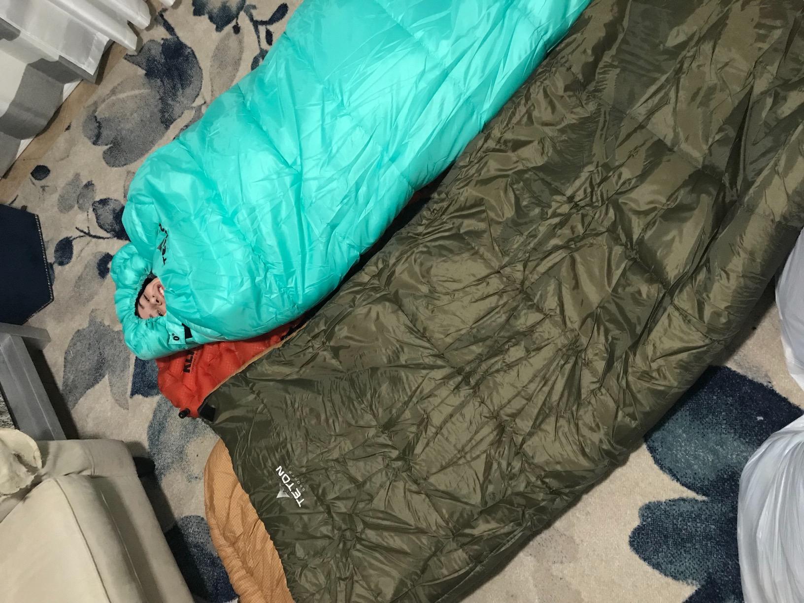 Teton Celsius Regular, 25F, 20F, 0F Degree Sleeping Bags, All Weather Bag for Adults and Kids, Camping Made Easy and Warm, Travel Sack Included - Customer Photo 1