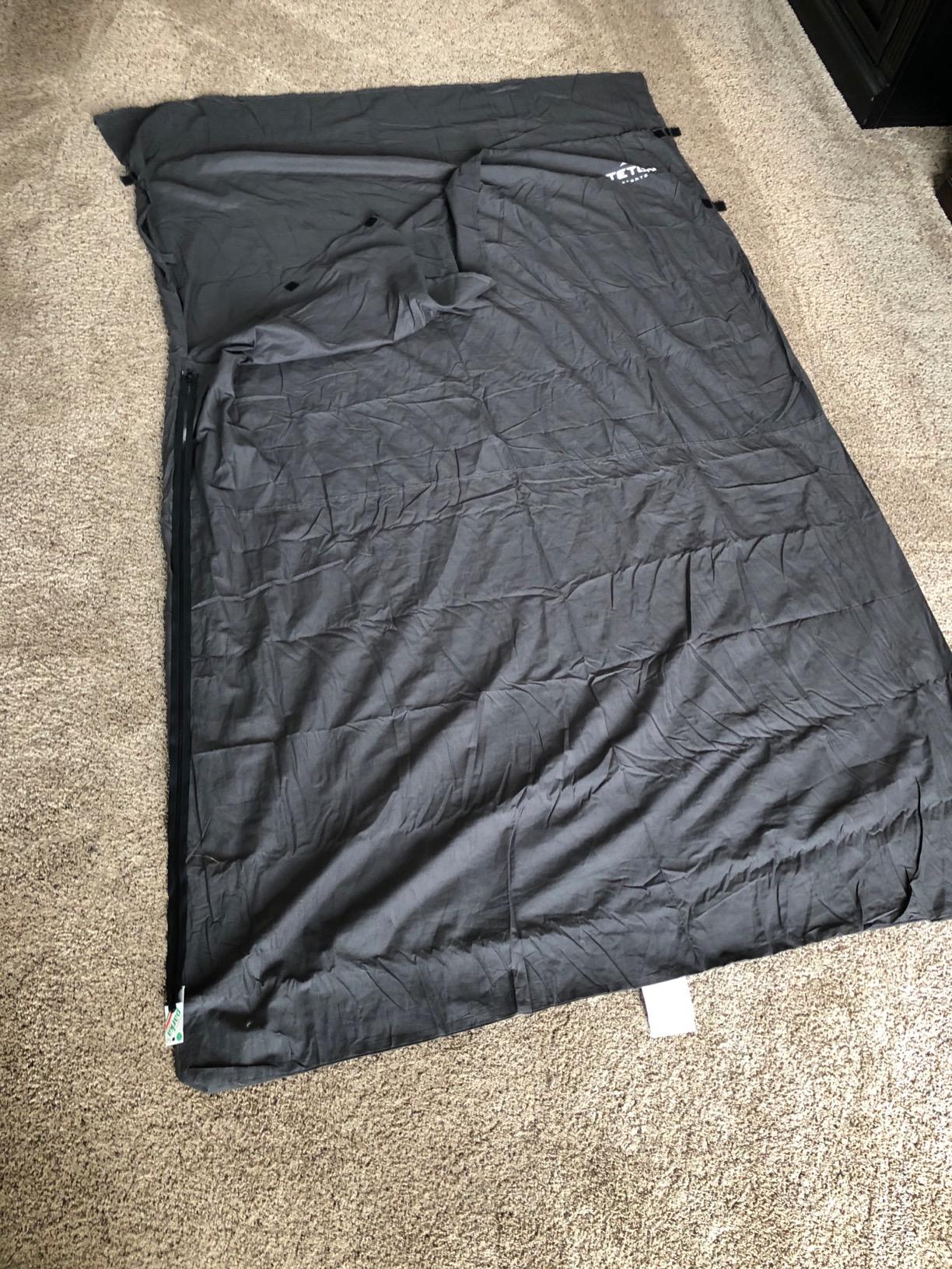 Teton Sleeping Bag Liner; A Clean Sheet Set Anywhere You Go; Perfect for Travel, Camping, and Anytime You're Away from Home Overnight; Machine Washable; Travel Sheet Set for Your Sleeping Bag - Customer Photo 1