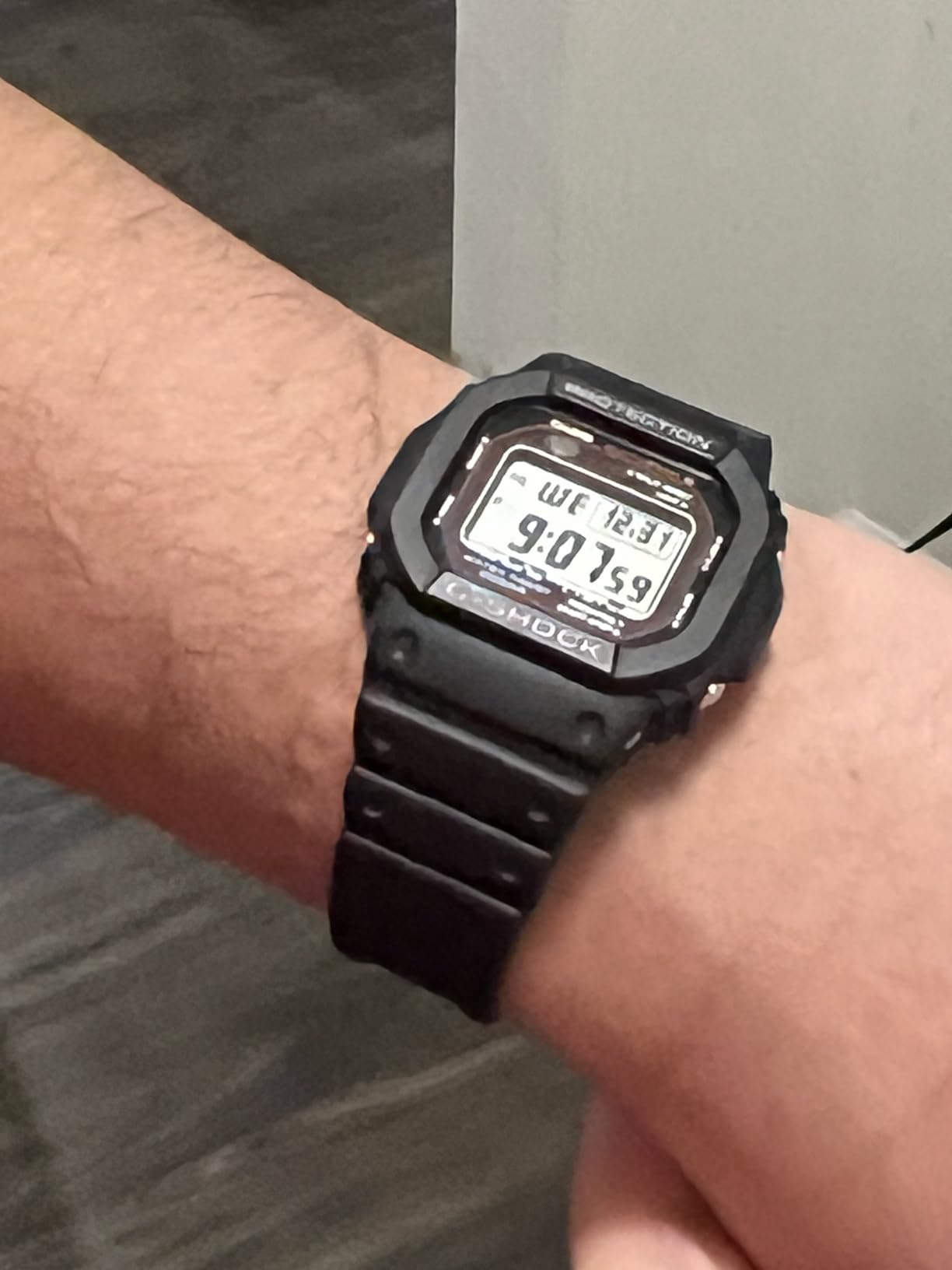 Casio G-Shock GW-M5610U-1 Men's Solar Black Resin Sport Watch - Customer Photo 3