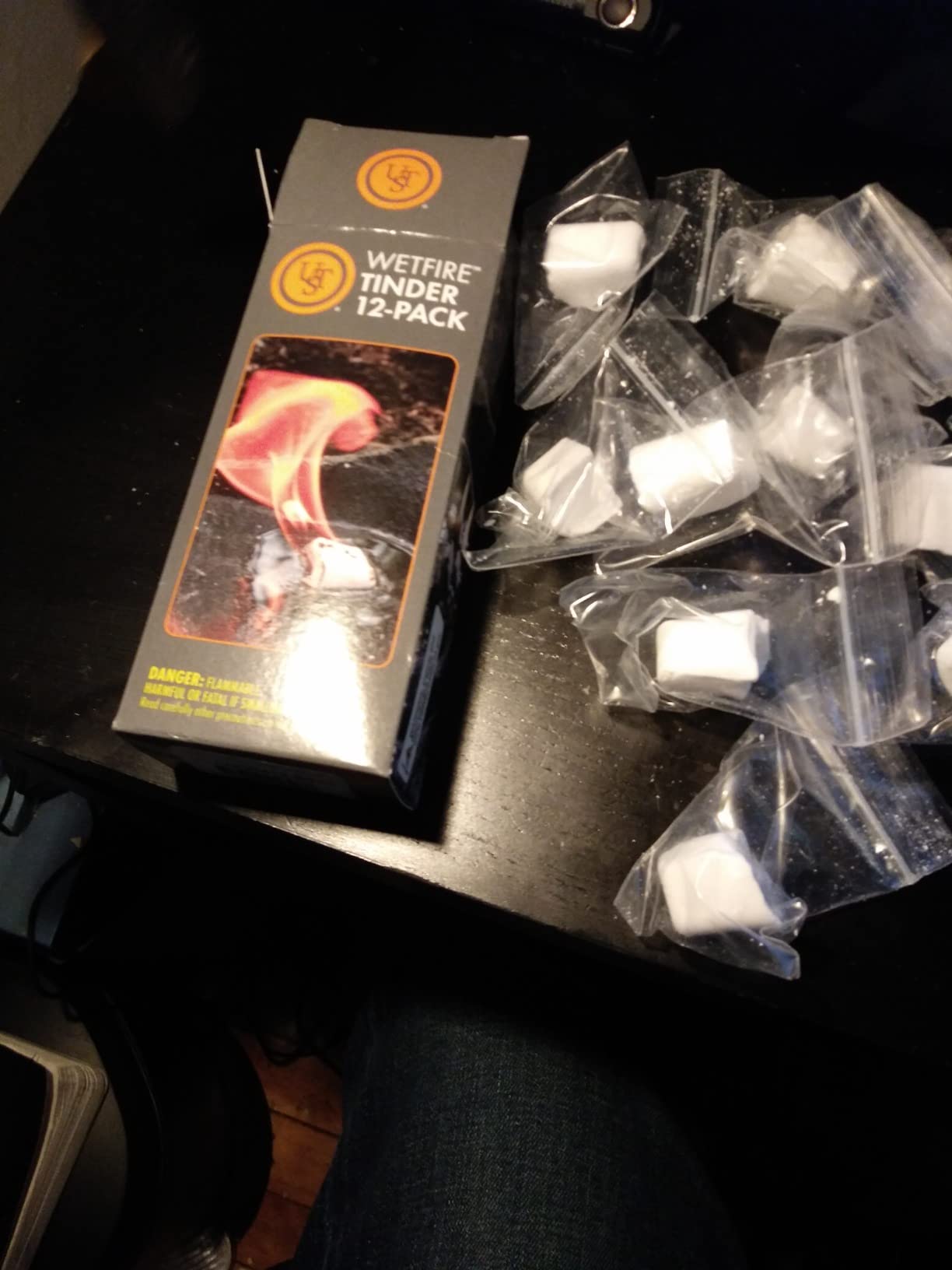 UST WetFire Tinder with Lightweight, Compact Design, Individual Packaging and 5 Year Shelf Life for Hiking, Backpacking, Camping and Outdoor Survival - Customer Photo 1