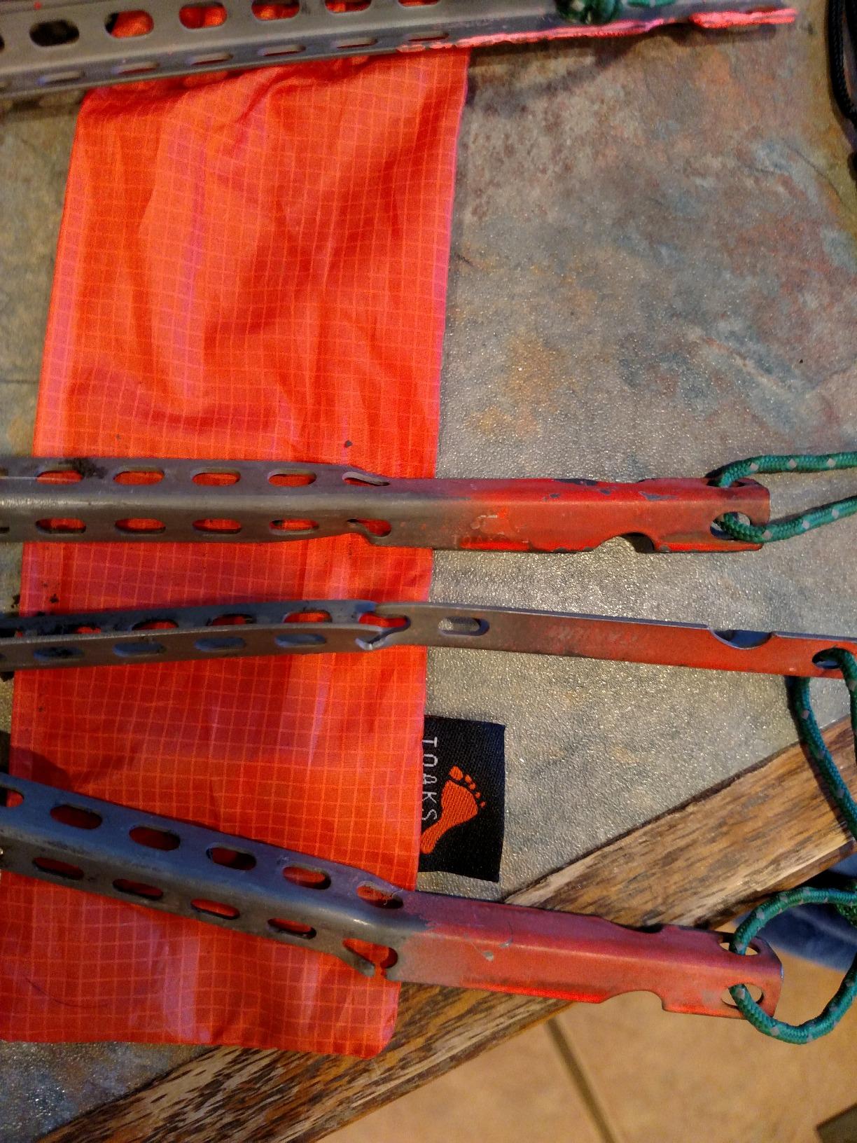TOAKS Titanium Tent Stakes - Customer Photo 2