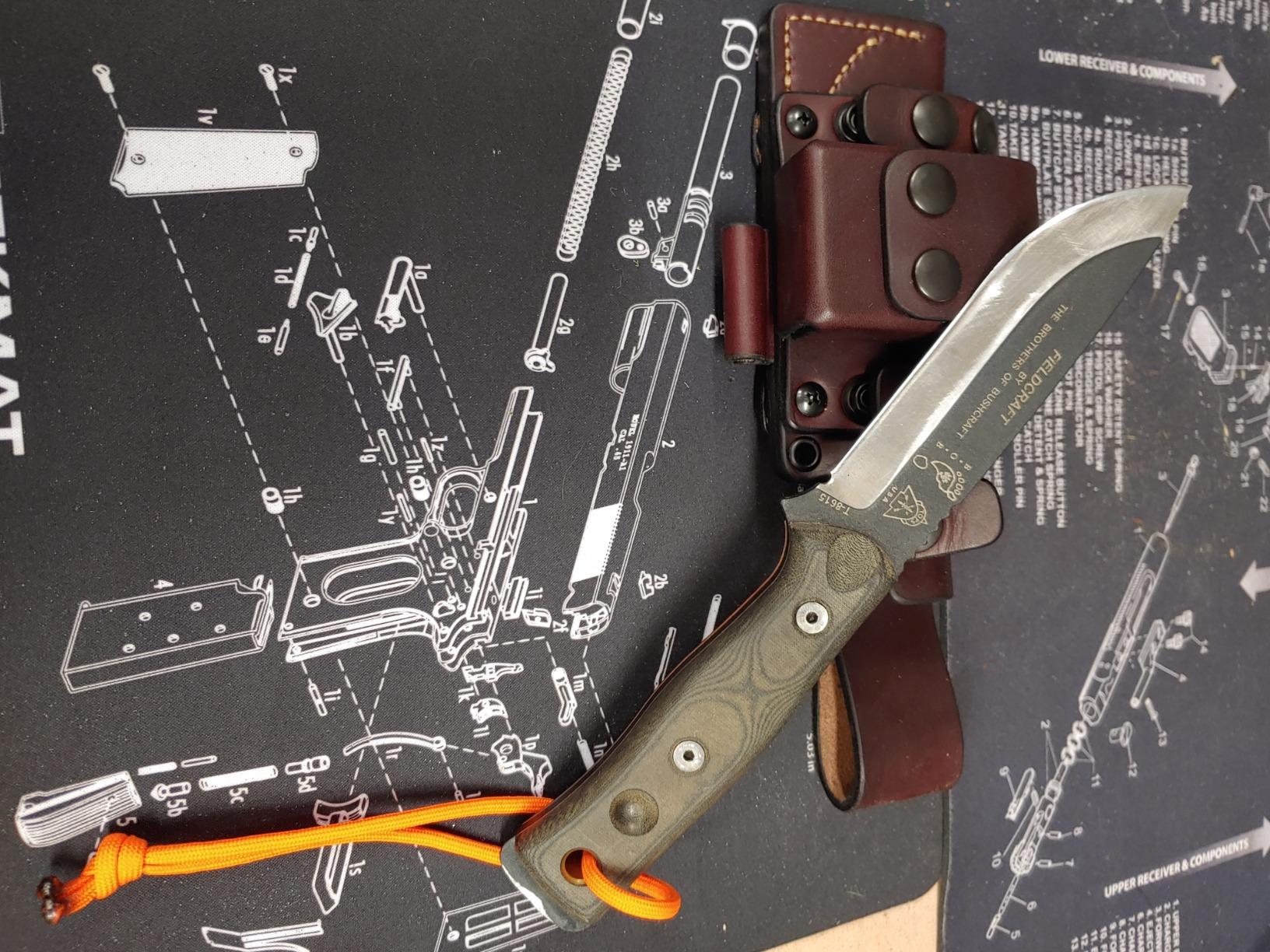 TOPS Knives B.O.B. Brothers of Bushcraft Knife w/Black Handle - Customer Photo 2