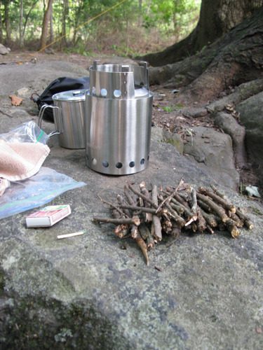 Solo Stove Titan Camping Stove Portable Stove for Backpacking and Outdoor Cooking Great Stainless Steel Camping Backpacking Stove Compact Wood Stove Design-No Batteries or Liquid Fuel Canisters Needed - Customer Photo 2