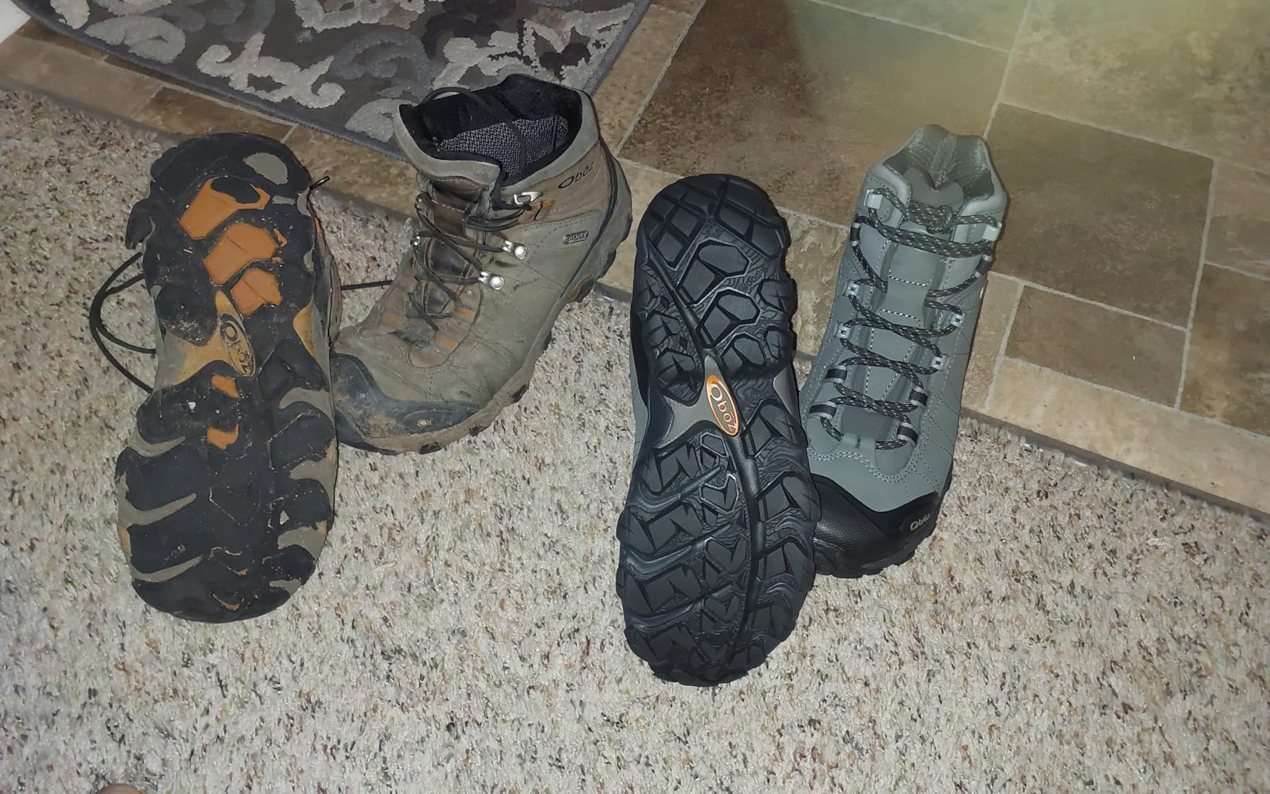 Oboz Men's Bridger Mid B-DRY Hiking Boot - Customer Photo 1