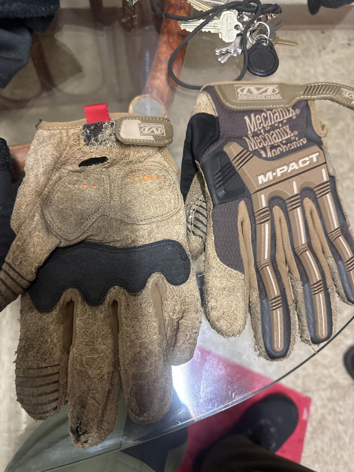 Mechanix Wear: M-Pact Tactical Gloves with Secure Fit, Touchscreen Capable Safety Gloves for Men, Work Gloves with Impact Protection and Vibration Absorption - Customer Photo 2