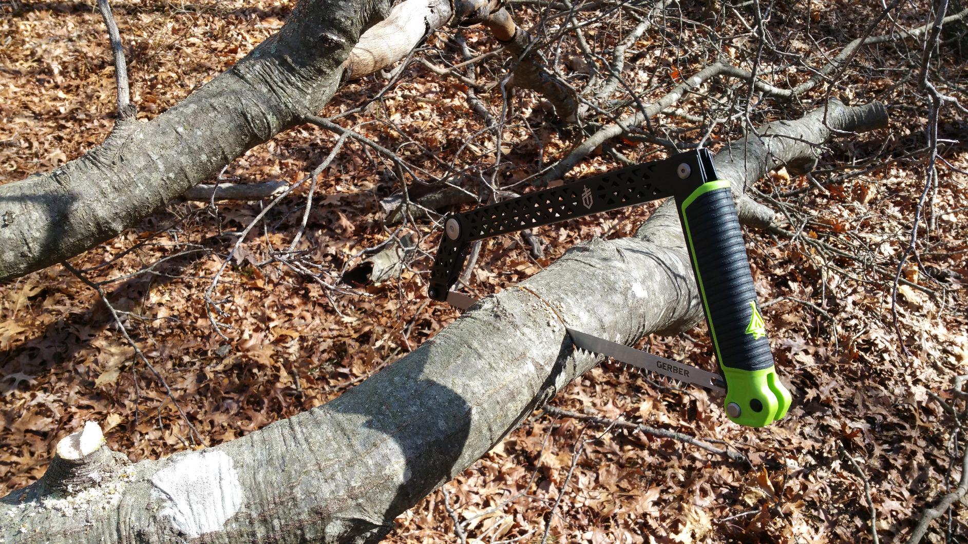 Gerber Freescape Camp Saw Folding Hand Saw for Backpacking Hiking Camping Pruning and Bushcraft, 12