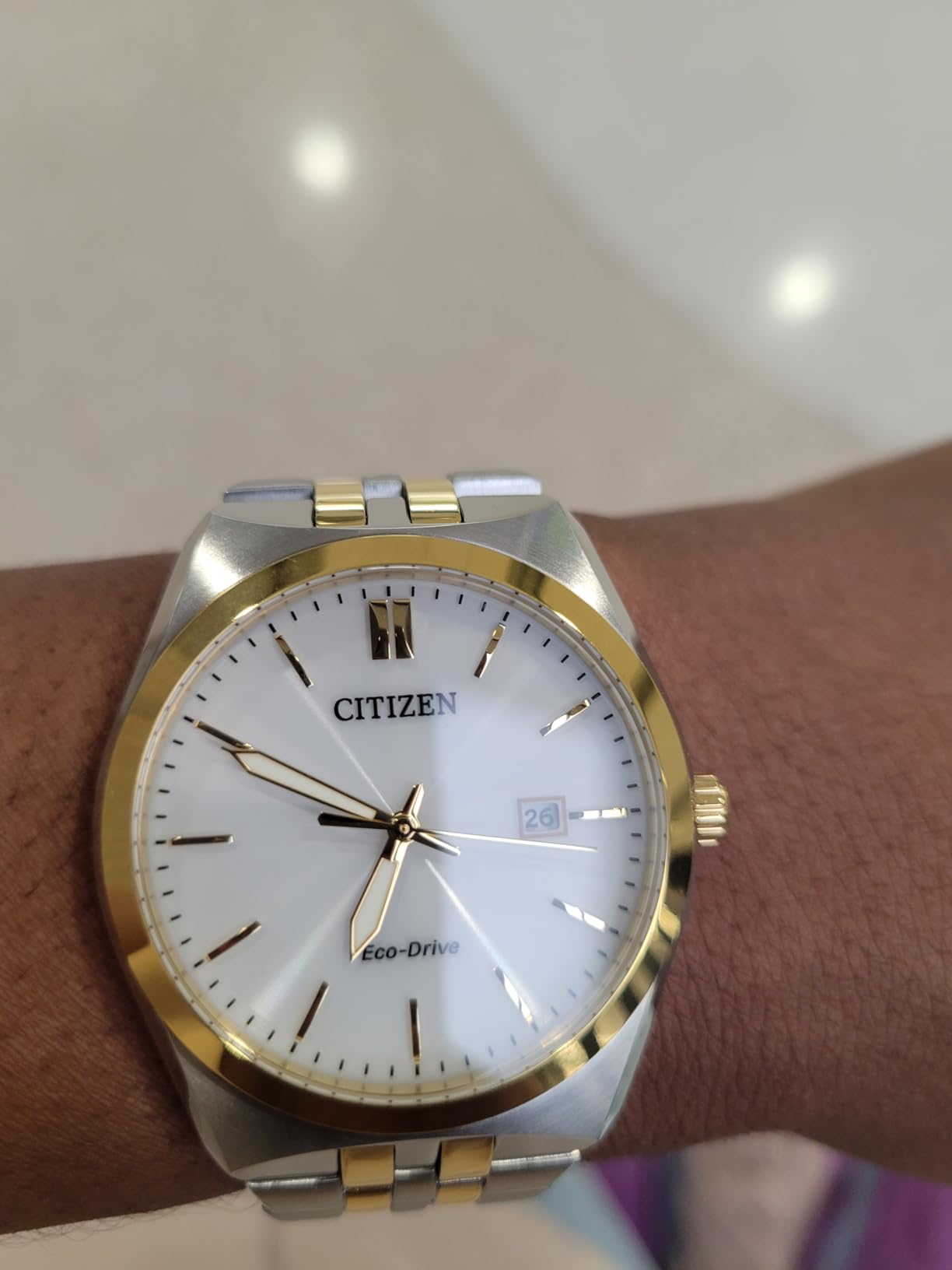 Citizen Men's Classic Corso Eco-Drive Watch, 3-Hand Date, Luminous Hands and Markers - Customer Photo 1