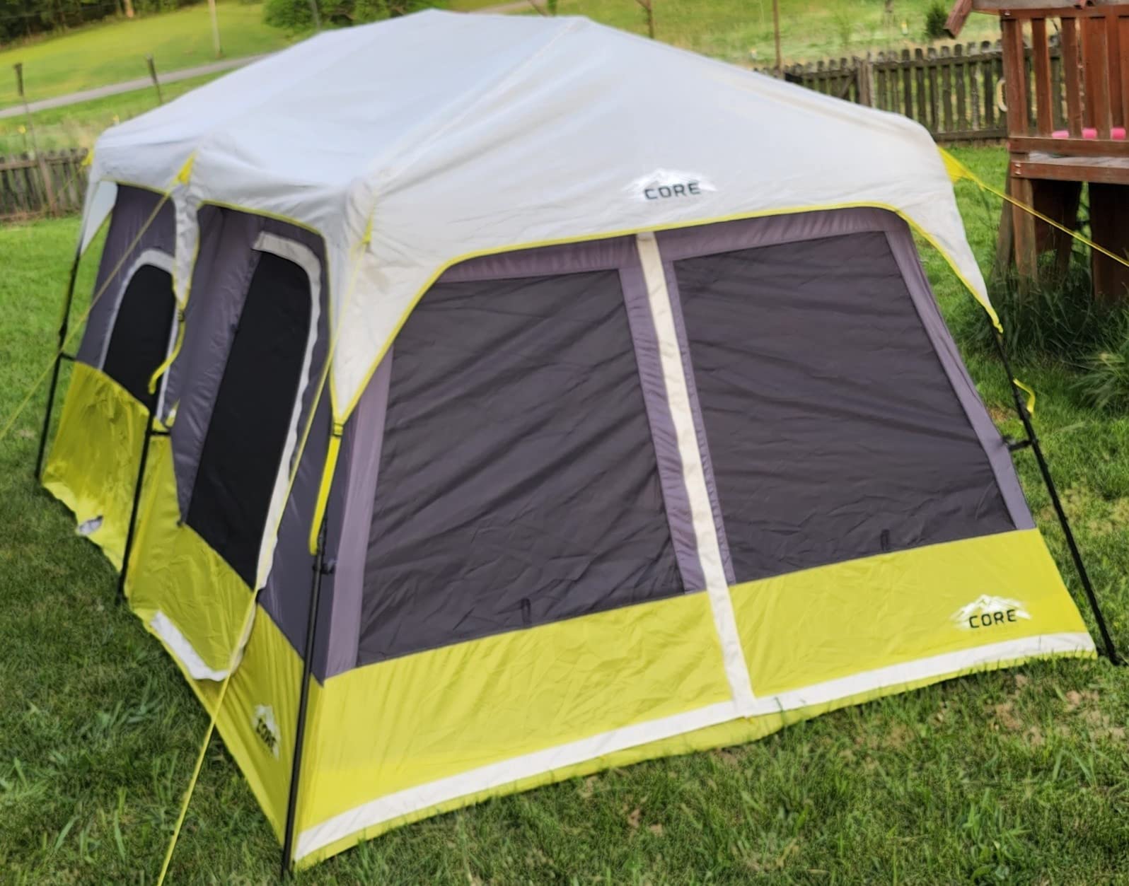 Core 9 Person Instant Cabin Tent - 14' x 9', Green (40008) - Customer Photo 2