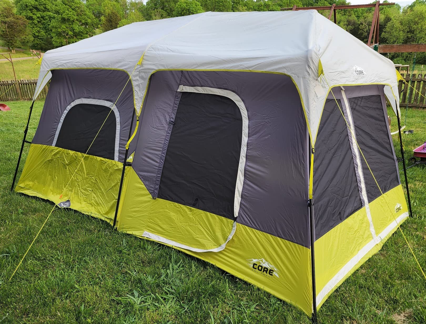 Core 9 Person Instant Cabin Tent - 14' x 9', Green (40008) - Customer Photo 2
