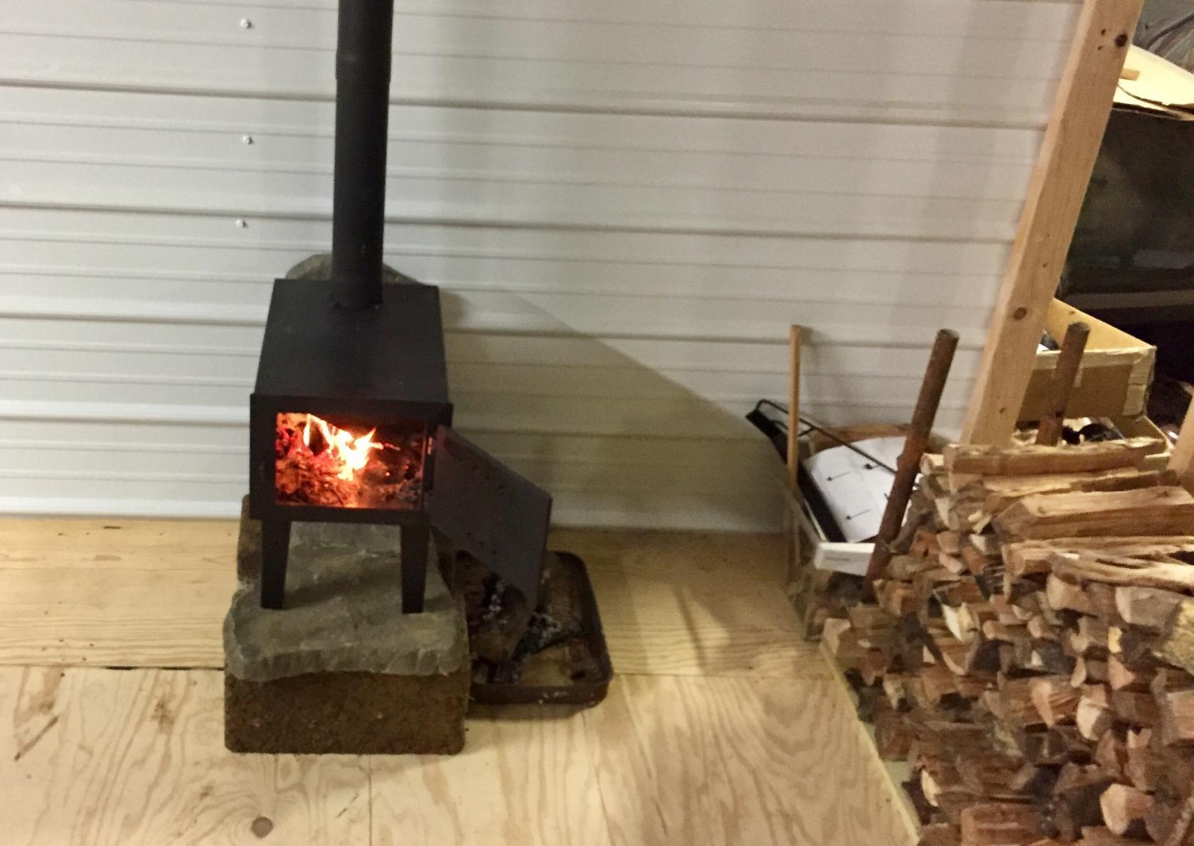 Guide Gear Outdoor Wood Burning Stove; Portable with Chimney Pipe for Cooking and Camping - Customer Photo 4