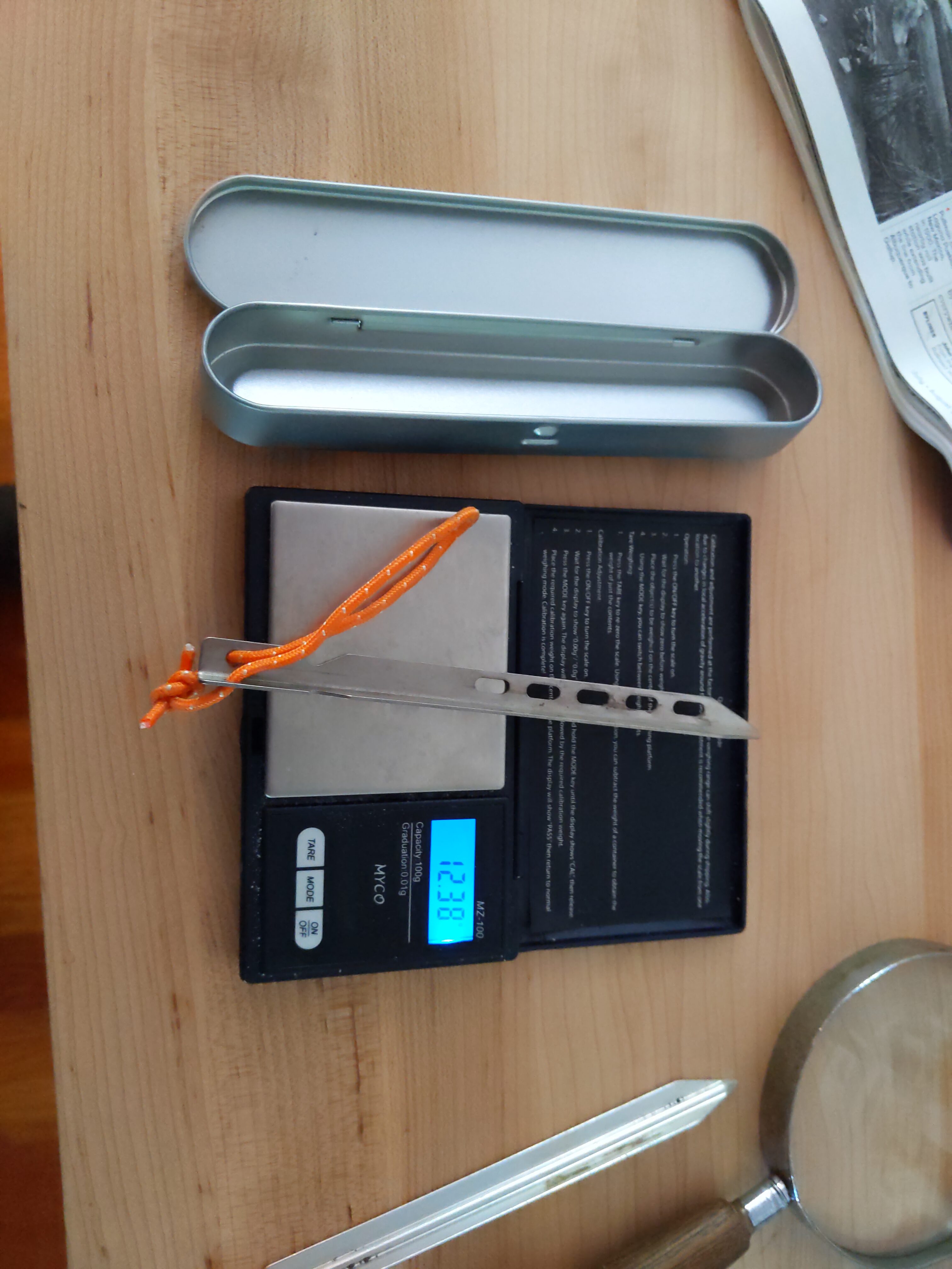 Ultralight Titanium Tent Stakes 6 Pack - V-Shaped Tent Pegs with Reflective Pull Cords - Customer Photo 3