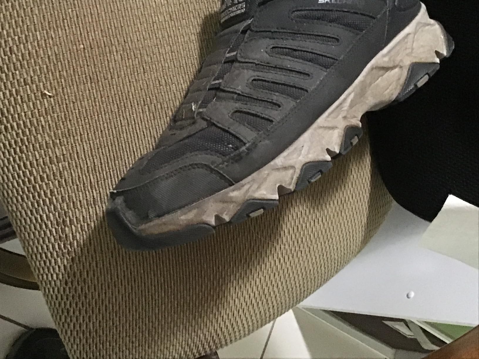 Shoe-Fix Glue Professional Grade Repair Adhesive for All Footwear Instant Bond, Clear Drying, Flexible, & Durable for Heels, Sandals, Boots, Athletic Shoes, & More (20g Tube) - Customer Photo 1