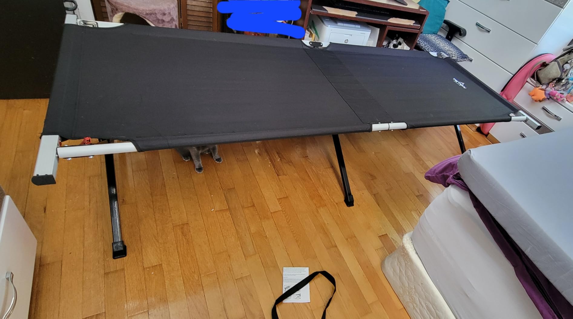 Teton Outfitter Camping Cot, Heavy-Duty Oversized Folding Cot for Adults, Comfortable Elevated Sleeping Bed, Easy Setup - Customer Photo 5