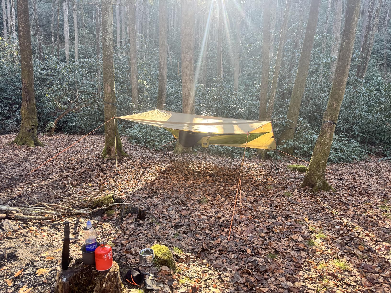 Free soldier Waterproof Portable Tarp Multifunctional Outdoor Camping Traveling Awning Backpacking Tarp shelter Rain Tarp - Customer Photo 1