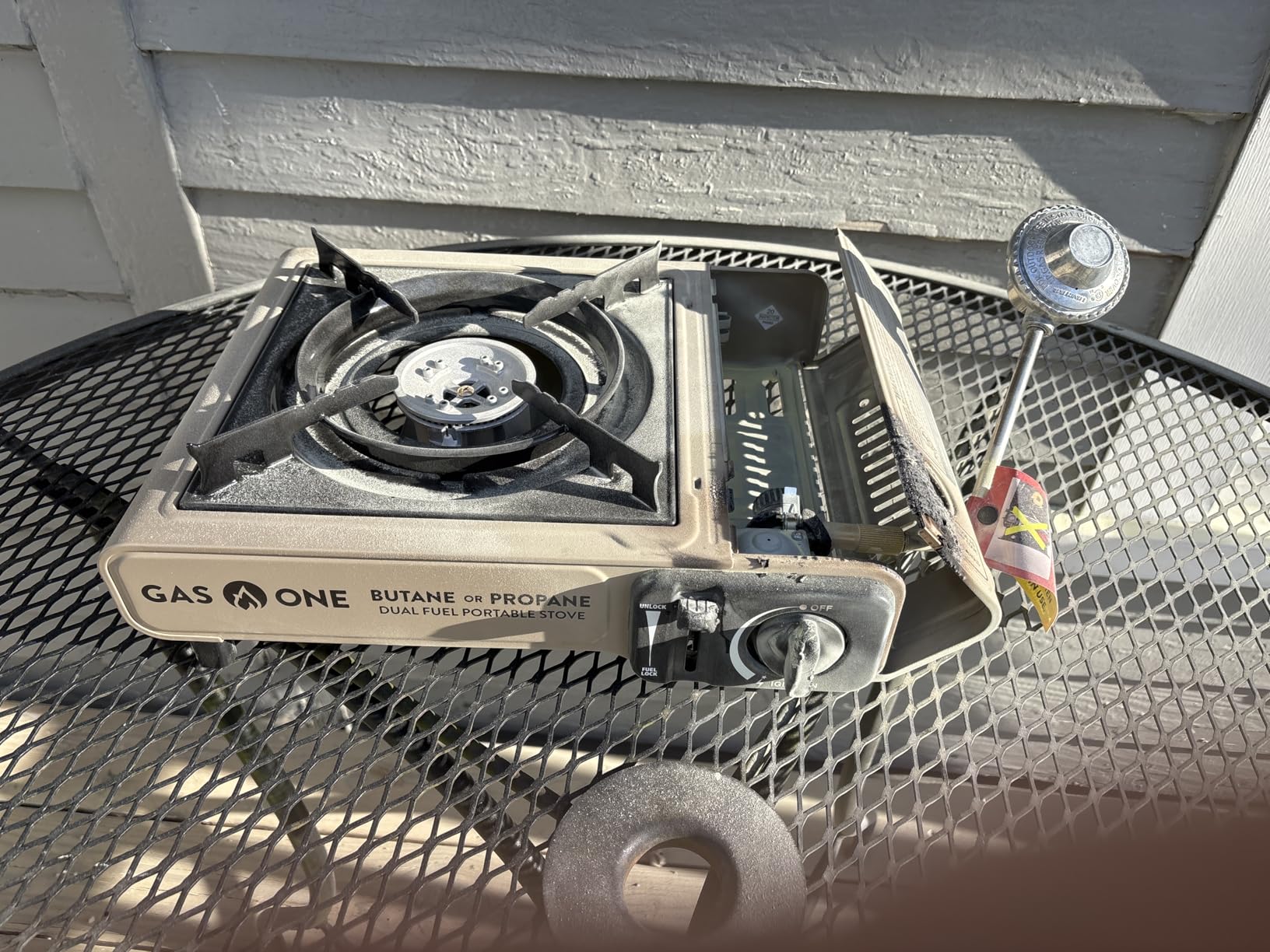 Gas One GS-3400P Propane or Butane Stove Dual Fuel Stove Portable Camping Stove - Patented - with Carrying Case Great for Emergency Preparedness Kit - Customer Photo 1