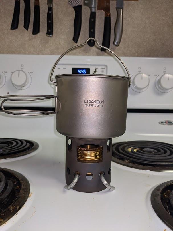 TOAKS Titanium Small Collapsible Wood Burning Stove – Ultralight, Compact & Durable for Backpacking, Camping, and Survival - Customer Photo 1