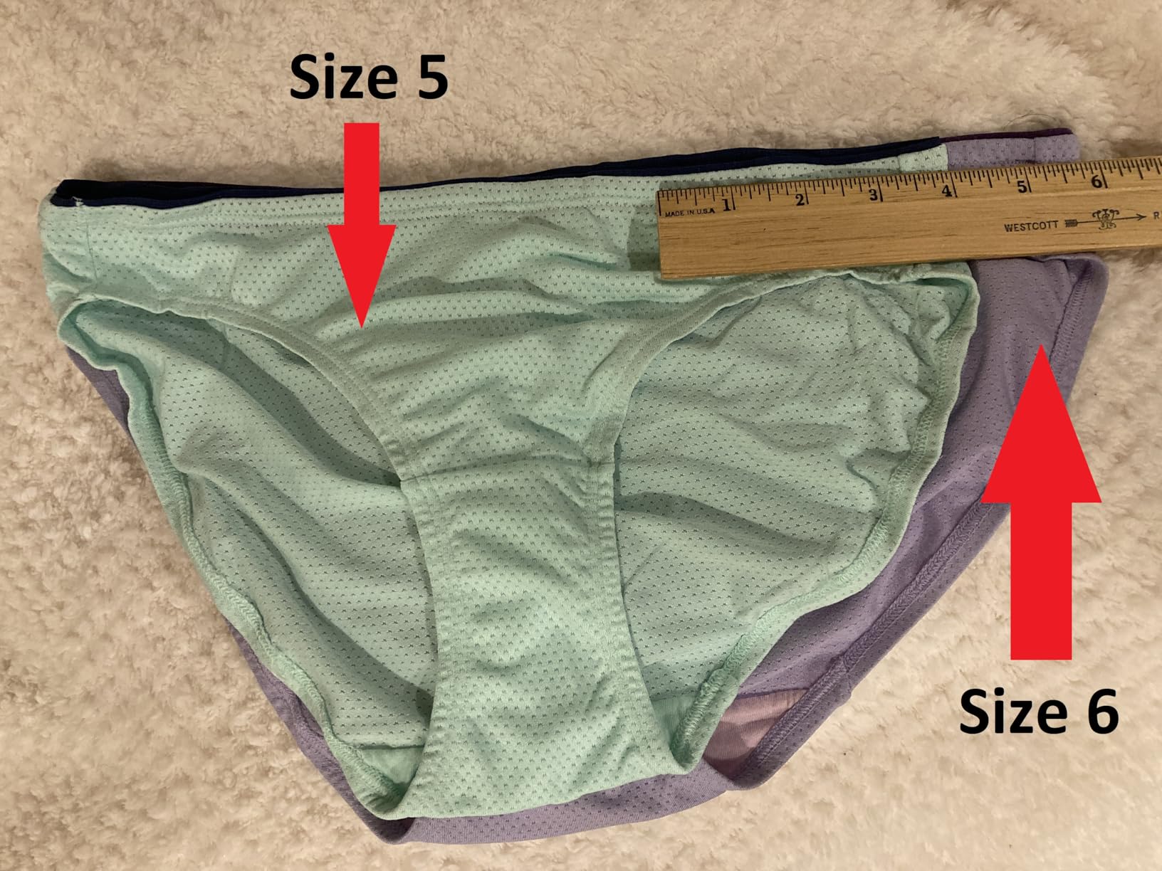 Fruit of the Loom Women's Breathable Underwear, Moisture Wicking Keeps You Cool & Comfortable, Available in Plus Size - Customer Photo 2