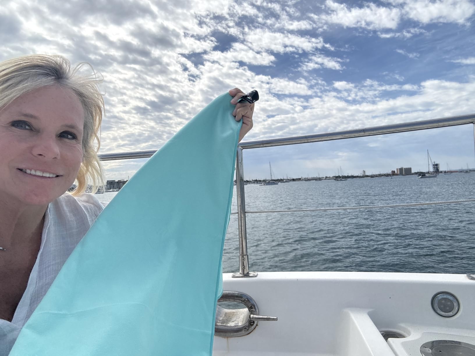 Rainleaf Microfiber Towel Perfect Travel & Gym & Camping Towel. Quick Dry - Super Absorbent - Ultra Compact - Lightweight. Suitable for Trip, Beach, Shower, Backpacking, Pool - Customer Photo 1