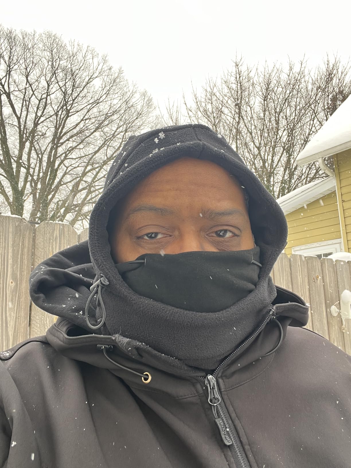 Tough Headwear Fleece Balaclava Ski Mask - Windproof Cold Weather Gear - Hunting Essentials - Ski Mask for Men - Customer Photo 1