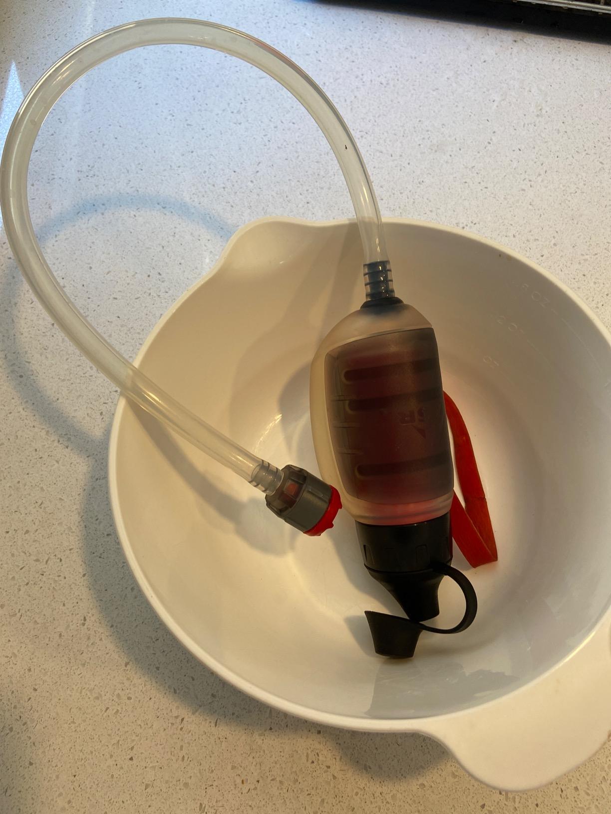 MSR TrailShot Ultralight Backpacking and Camping Squeeze Water Filter - Customer Photo 4