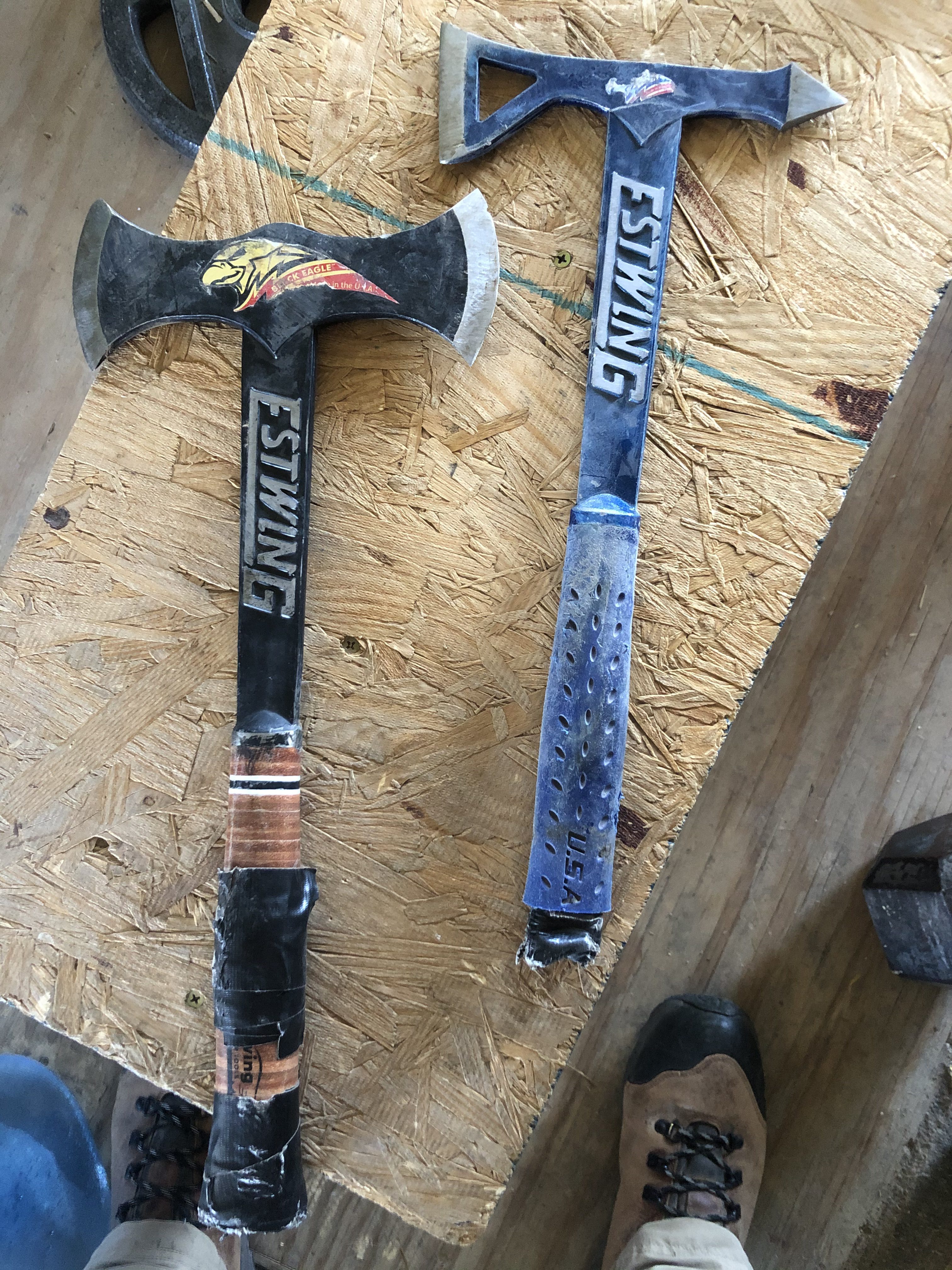 ESTWING Double Bit Axe Sheath - Blue Blade Cover for EBDBA, E6-DBA & EDBA - #14 - Customer Photo 1