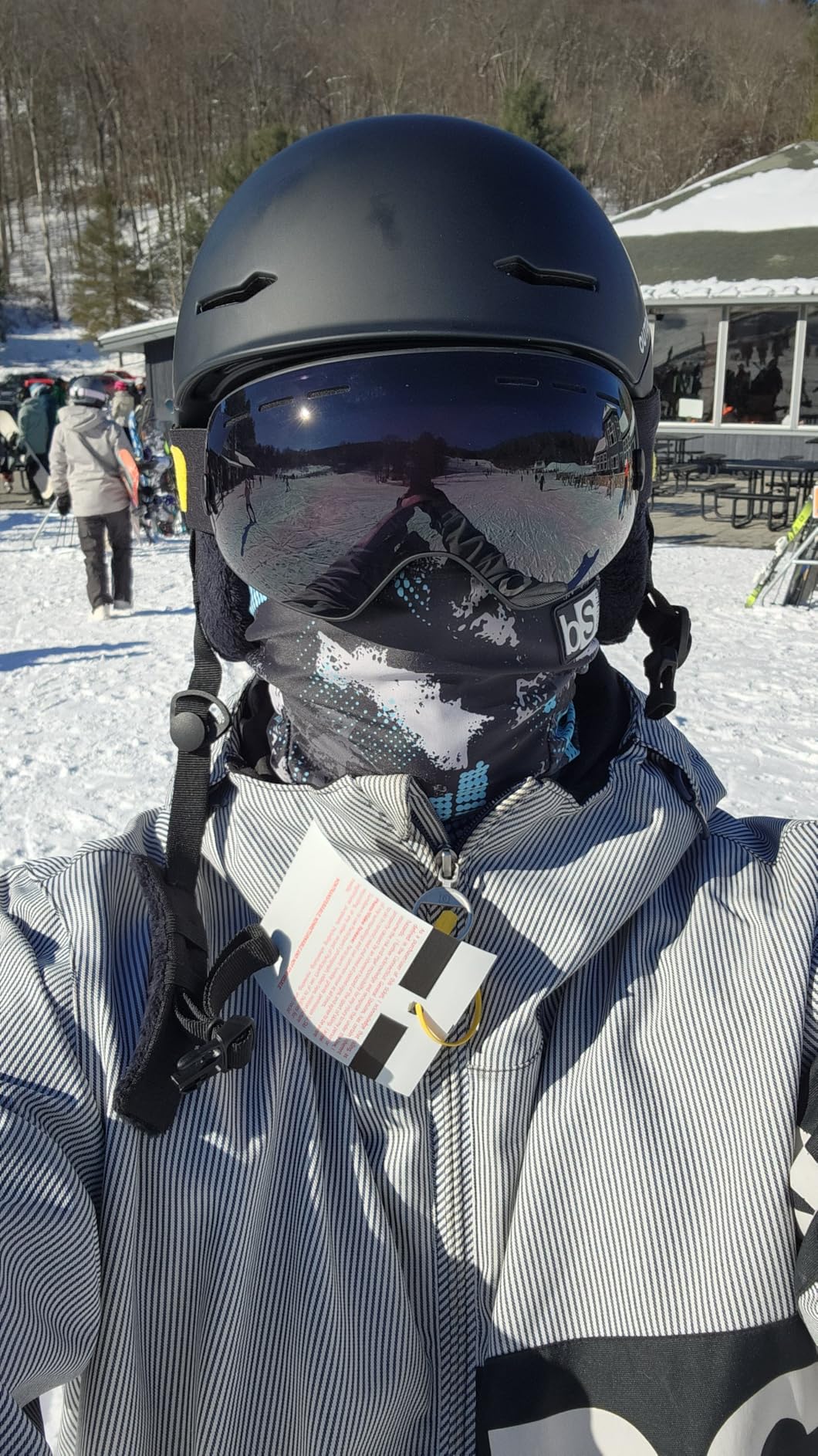 BLACKSTRAP Hood Balaclava Face Mask - Cold Weather Ski Mask, Breathable, Moisture-Wicking, and Helmet-Compatible - One Size - Customer Photo 1