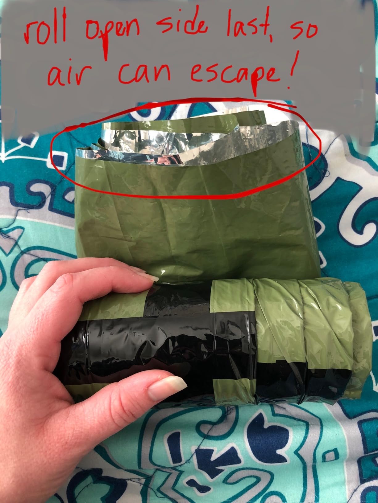 Survival Frog Tact Bivvy 2.0 Emergency Sleeping Bag w/Stuff Sack, Carabiner, Survival Whistle, ParaTinder - Compact, Lightweight, Waterproof, Reusable, Thermal Bivy Sack Cover - Customer Photo 5