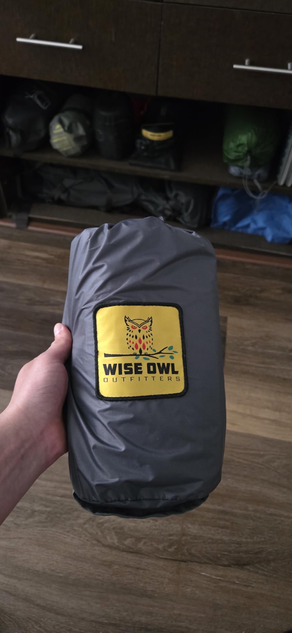 Wise Owl Outfitters Hammock Rain Fly – Waterproof Camping Tarp Cover with Tent Stakes & Carry Bag, Ultralight Shelter for Backpacking & Outdoor Shade - Customer Photo 1