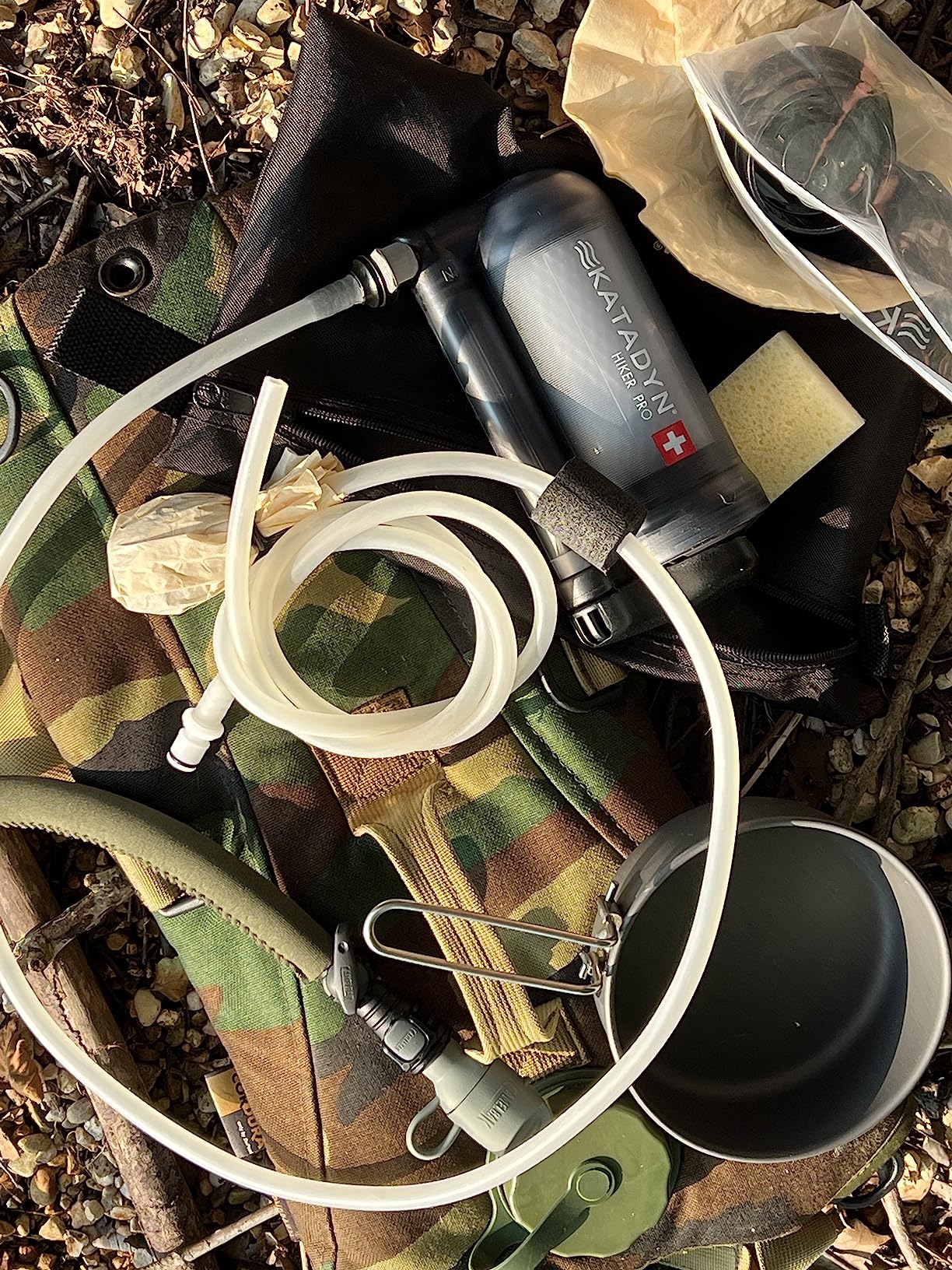 Katadyn Hiker Pro Hand Pump Water Filter for Backpacking, Camping, Emergency Survival - Customer Photo 2