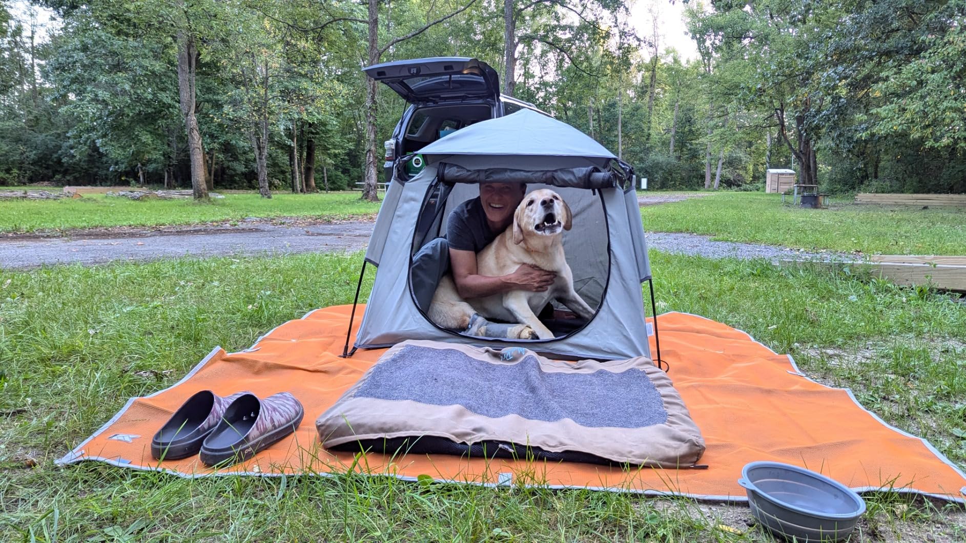 CGEAR Original Sand-Free Outdoor Rug Camping Mat - Water-Resistant & Anti-Fade Material - Military-Grade - Reversible Design - Area Rug for Beach, RV, & Picnics - Travel Bag - Customer Photo 2