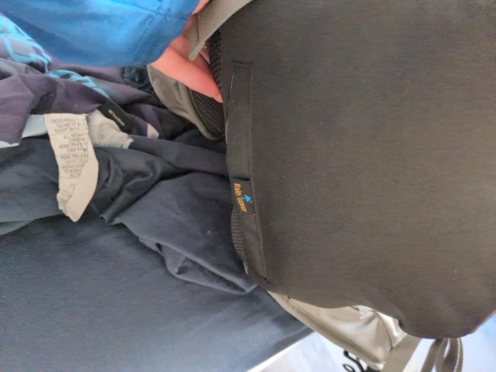 Loowoko 50L Hiking Backpack, Waterproof Camping Essentials Bag with Rain Cover, 45+5 Liter Lightweight Backpacking Back Pack - Customer Photo 1