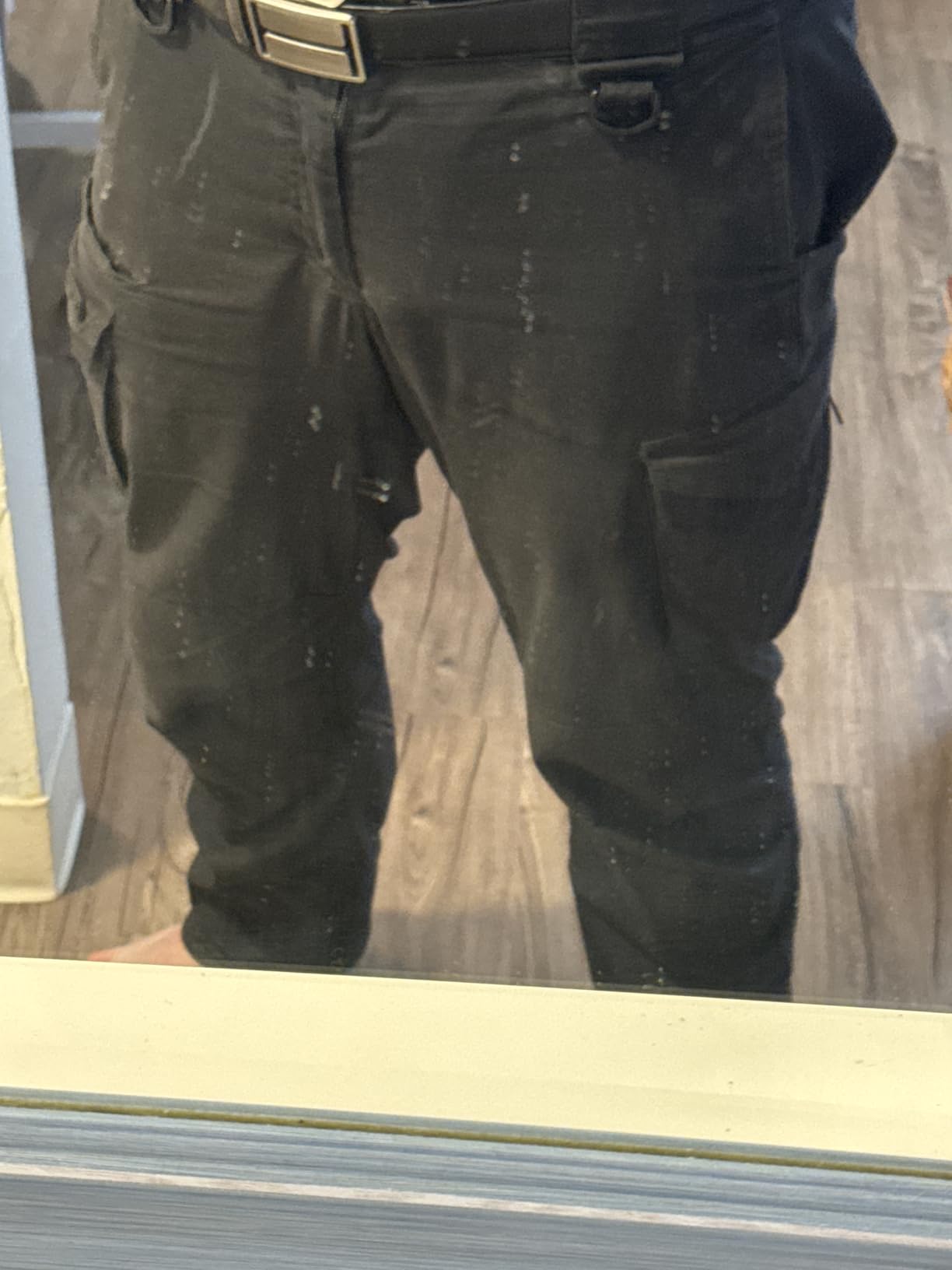 M-Tac Aggressor Flex Tactical Cargo Pants for Men – Durable Rip-Stop Cargo Work Trousers with Reinforced Knees, Stretch Fit - Customer Photo 3