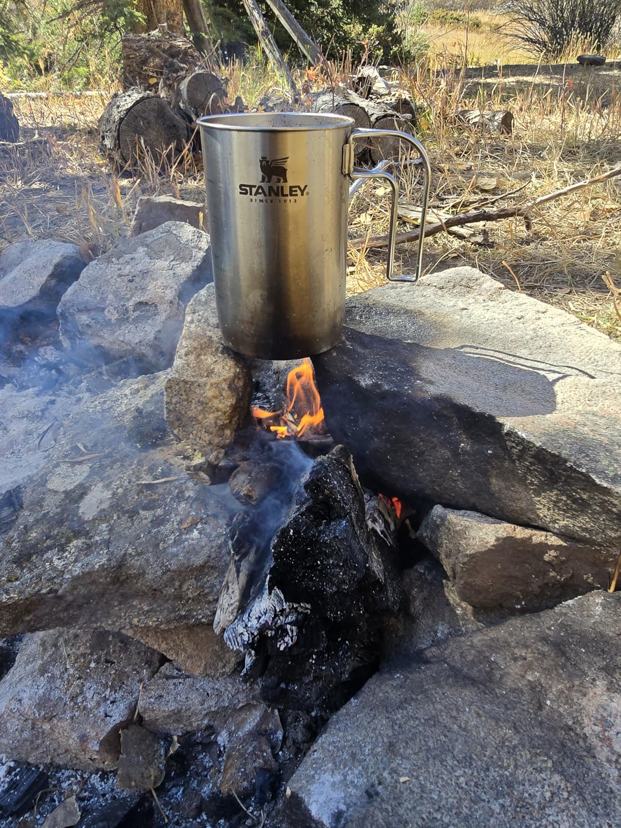 STANLEY All In One French Press Coffee Maker 32 oz | 5 Minute Brew, 4 Hours Hot | Mesh Filter for Coffee Grounds | Insulated Stainless Steel French Press | BPA-Free | Stainless - Customer Photo 4