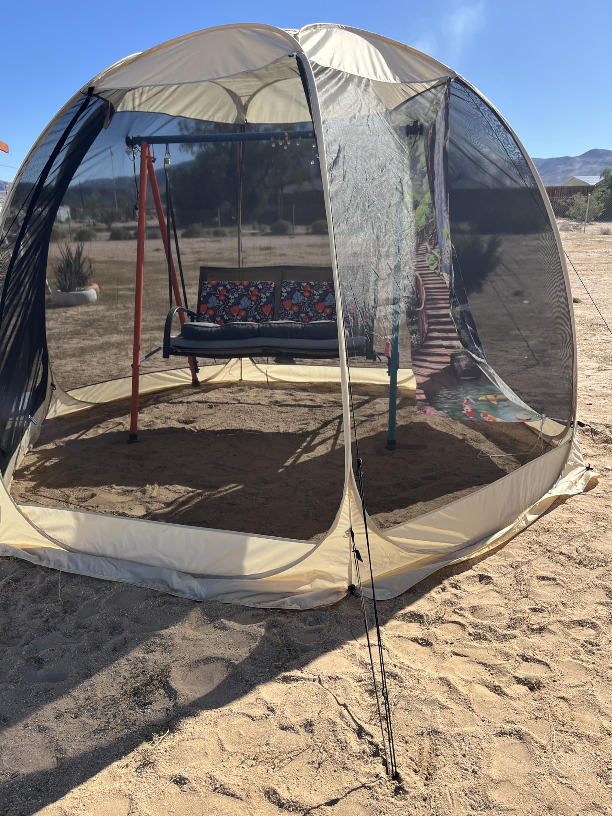 8 Pack Tent Stakes Heavy Duty 12 inch Steel Tent Pegs for Camping Unbreakable and Inflexible - Customer Photo 1