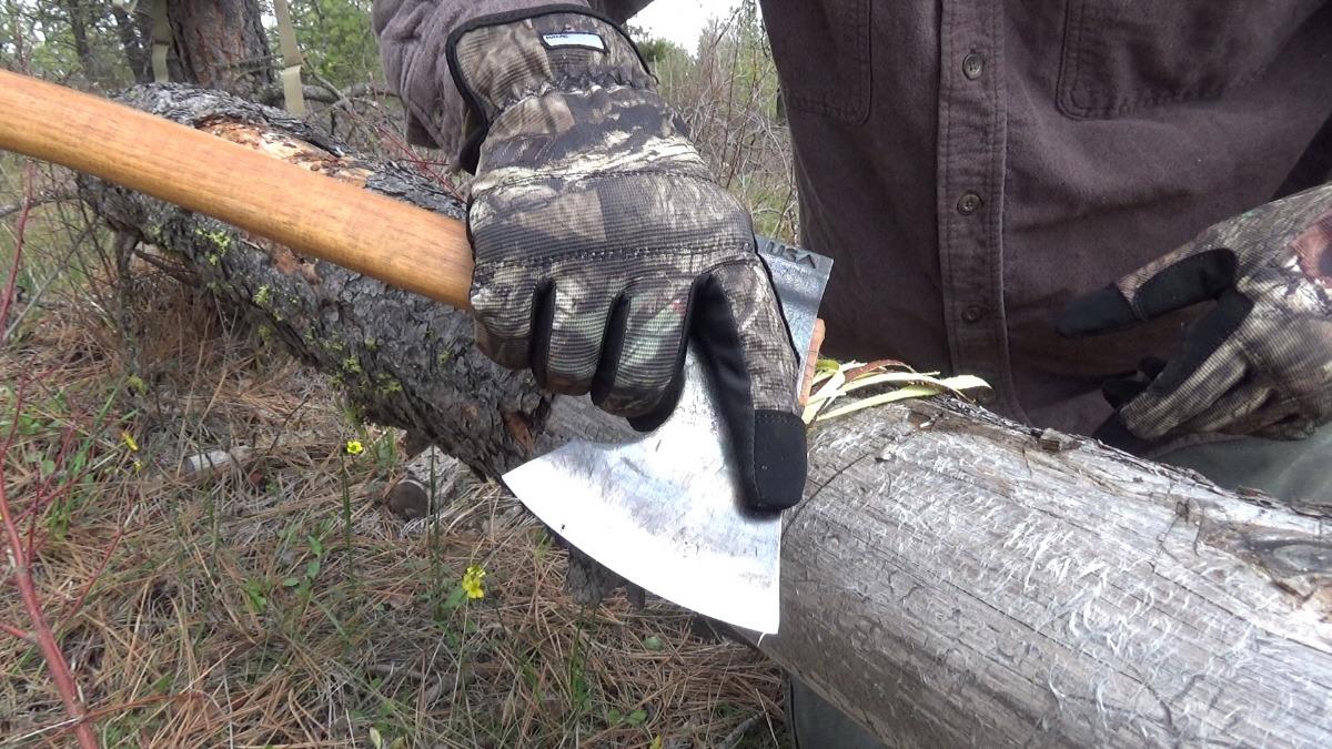 COUNCIL TOOL Wood-Craft Camp Carver Axe - 1.7 lbs Bushcraft Axe with 16