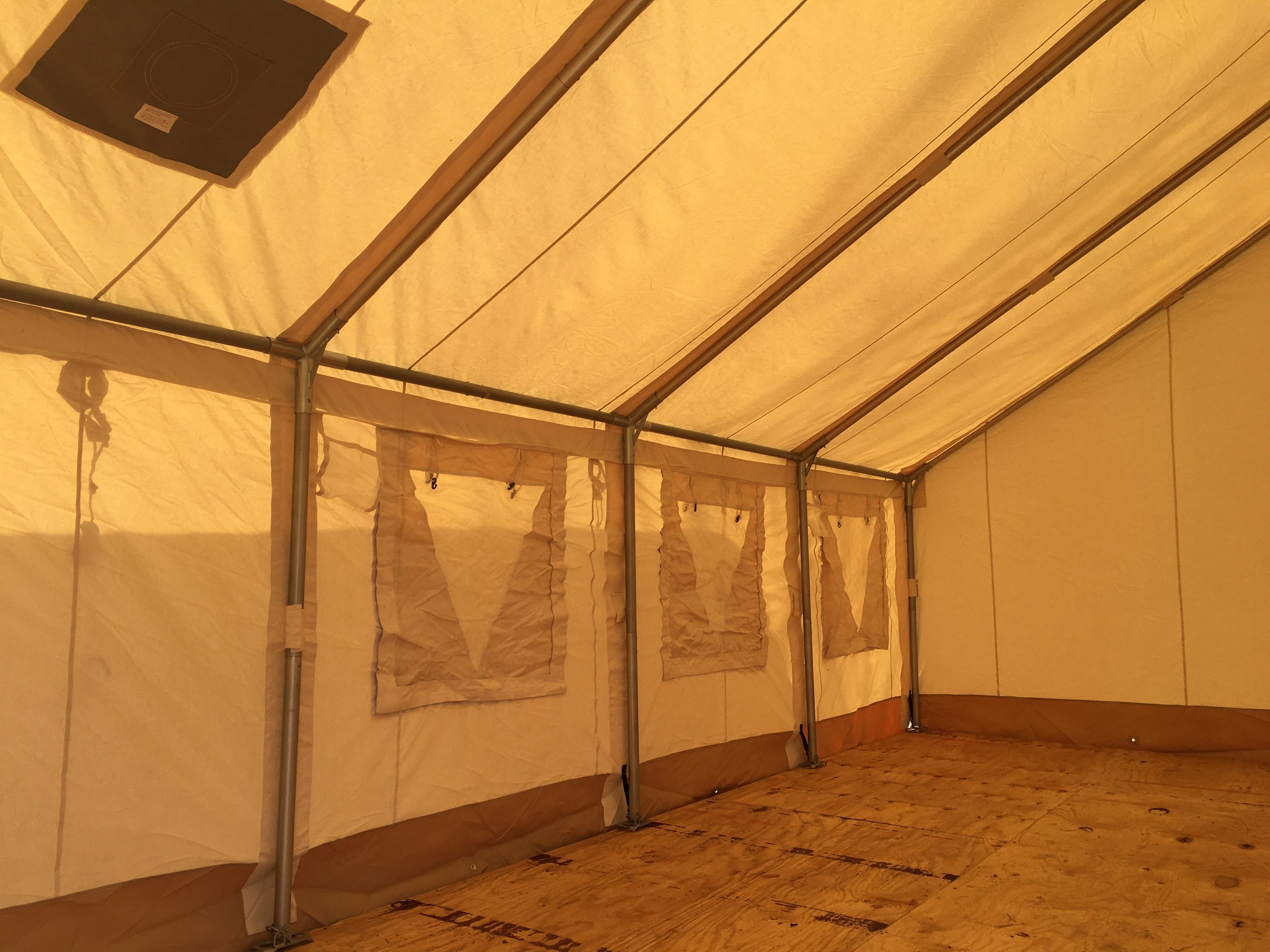 WHITEDUCK Alpha Canvas Wall Tent – Waterproof 4 Season Outdoor Camping & Hunting Tent w/Heavy Duty Aluminum Frame & PVC Floor for Large Groups Families & Outfitters - Customer Photo 1