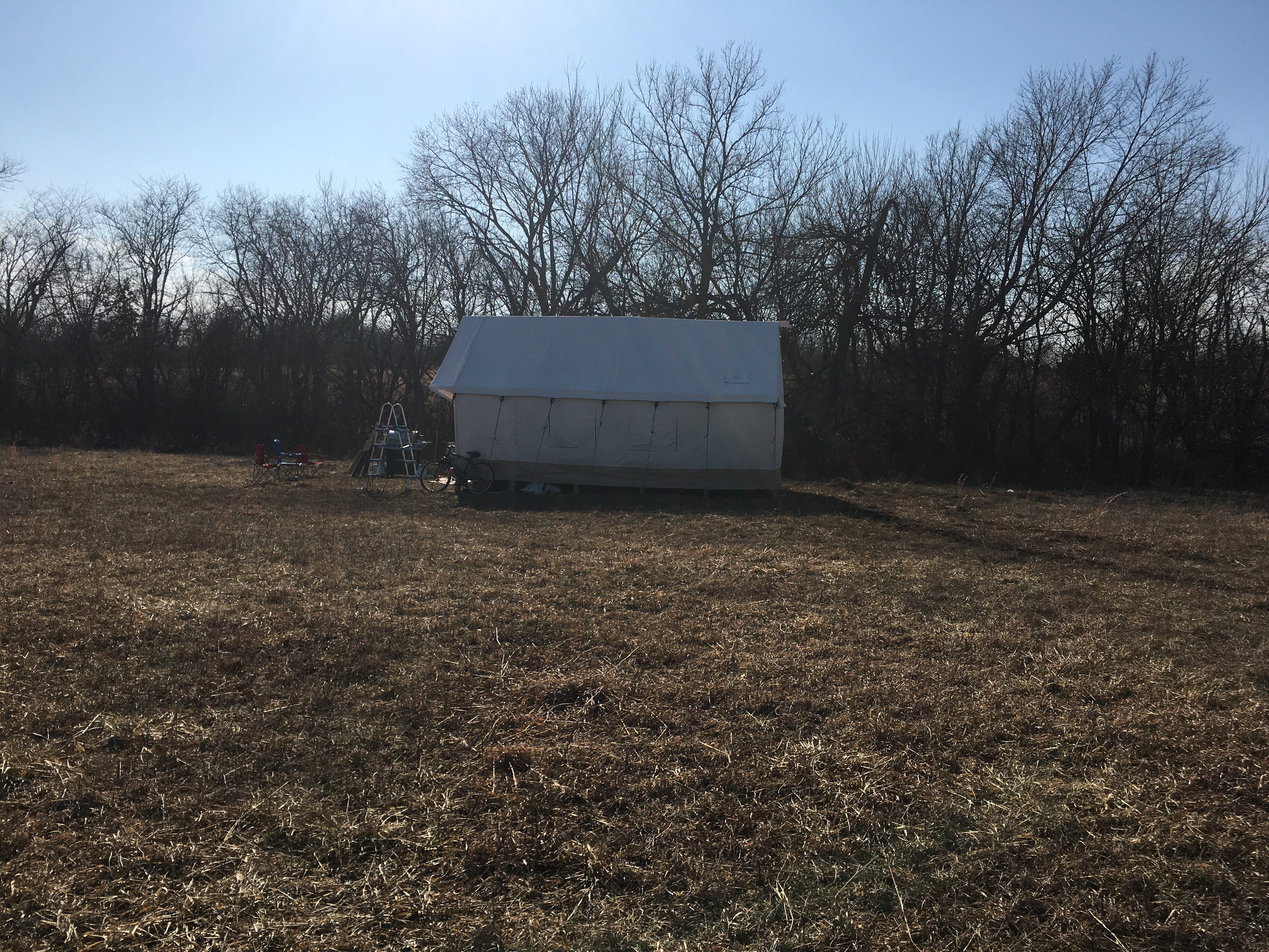 WHITEDUCK Alpha Canvas Wall Tent – Waterproof 4 Season Outdoor Camping & Hunting Tent w/Heavy Duty Aluminum Frame & PVC Floor for Large Groups Families & Outfitters - Customer Photo 2