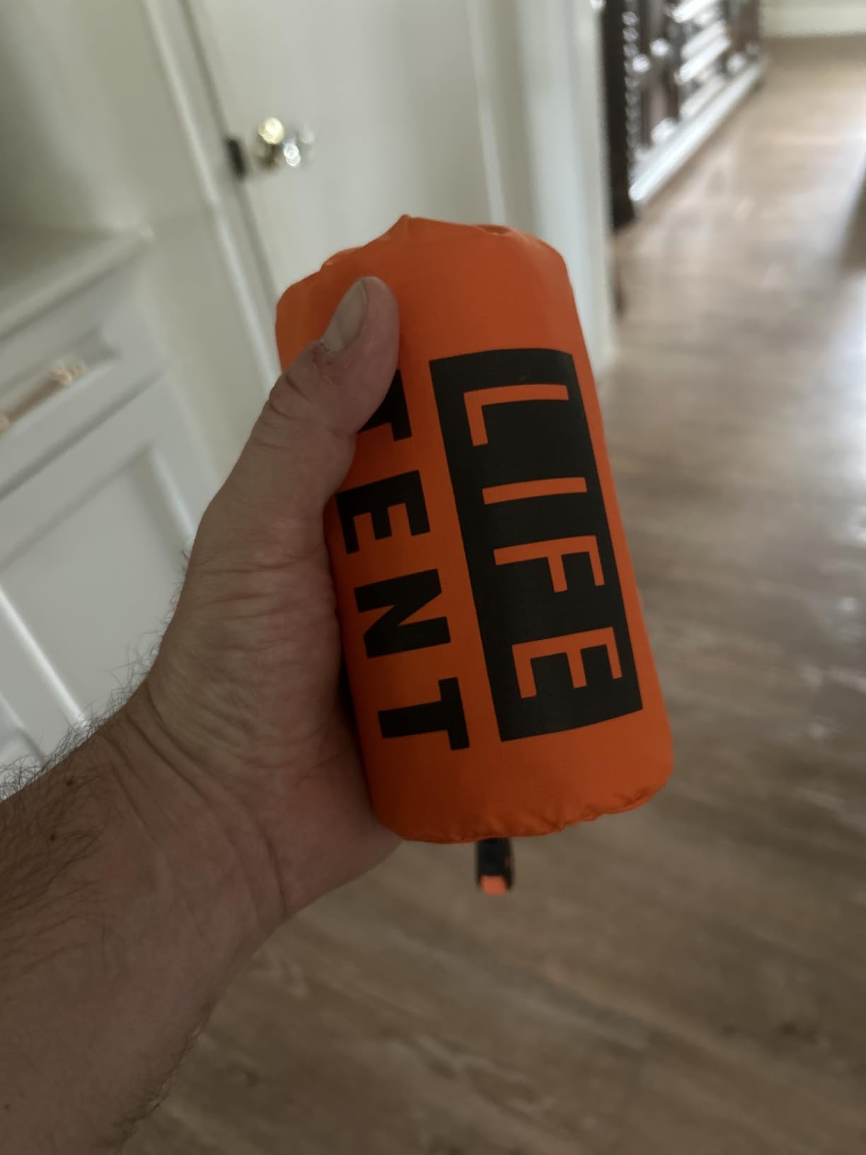 Go Time Gear Survival Life Tent • 2 Person Mylar Emergency Shelter Tube Tent + Paracord • All-Weather Protection for Camping, Hiking, & Survival Kits • Includes Emergency Whistle - Customer Photo 1