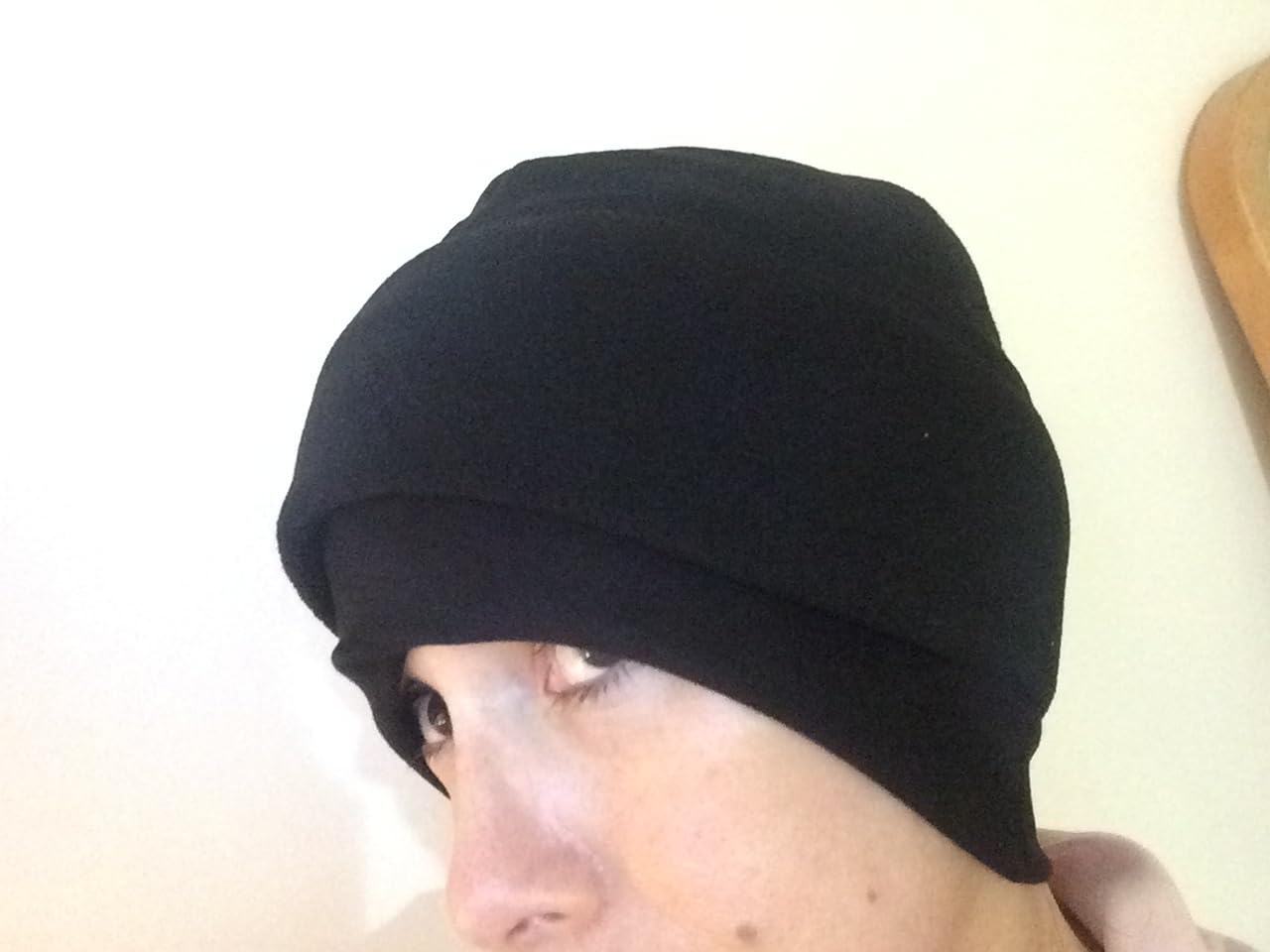 2SBR 2SABERS Fleece Winter Warm Watch Cap - Mens Outdoor Cold Weather Skull Beanie Hat Black - Customer Photo 4