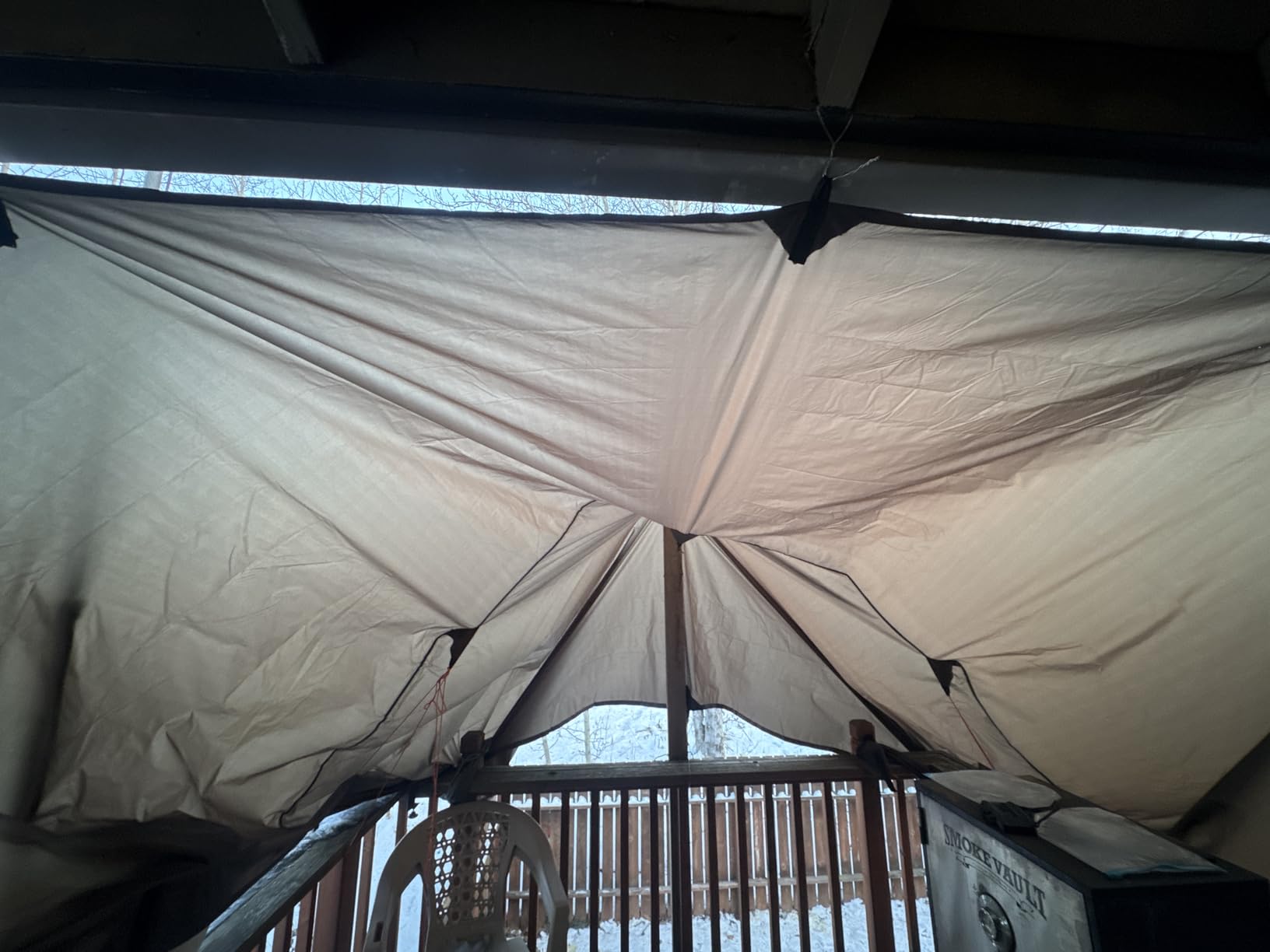 KALINCO Waterproof Camping Tarp Tent Hammock Rain Fly, 10X10FT/10X15FT, Mutifunctional Tent Footprint Lightweight Tarp for Camping, Hiking and Survival Shelter - Customer Photo 1