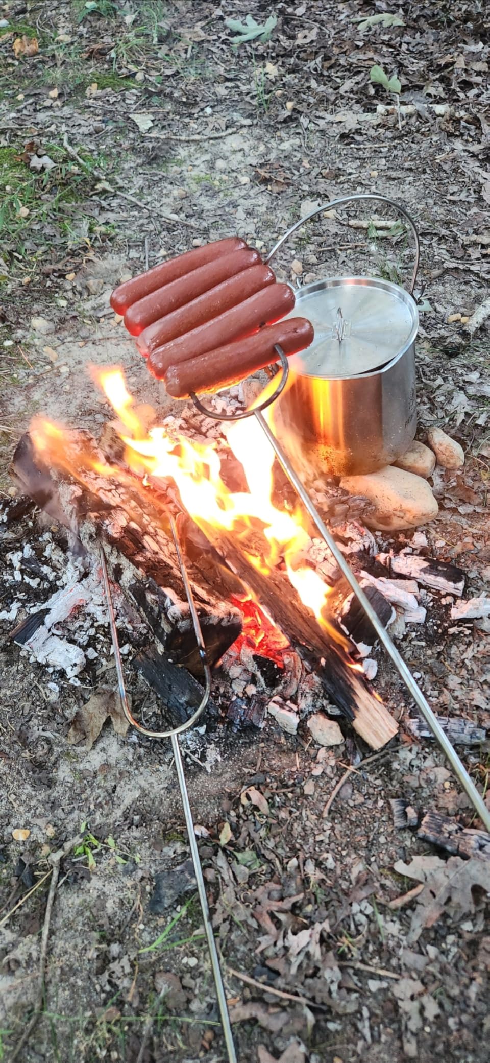 The Pathfinder School Stainless Steel Bush Pot and Lid Set (64 ounce) - Customer Photo 2