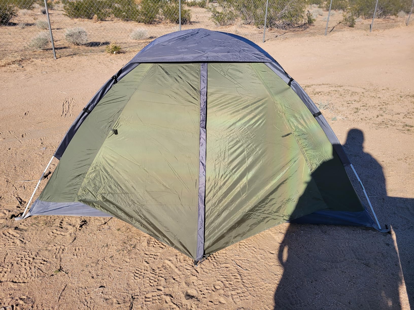 Night Cat Backpacking Tent for One 1 to 2 Persons Lightweight Waterproof Camping Hiking Tent for Adults Kids Scouts Easy Setup Single Layer 2.2x1.2m - Customer Photo 2